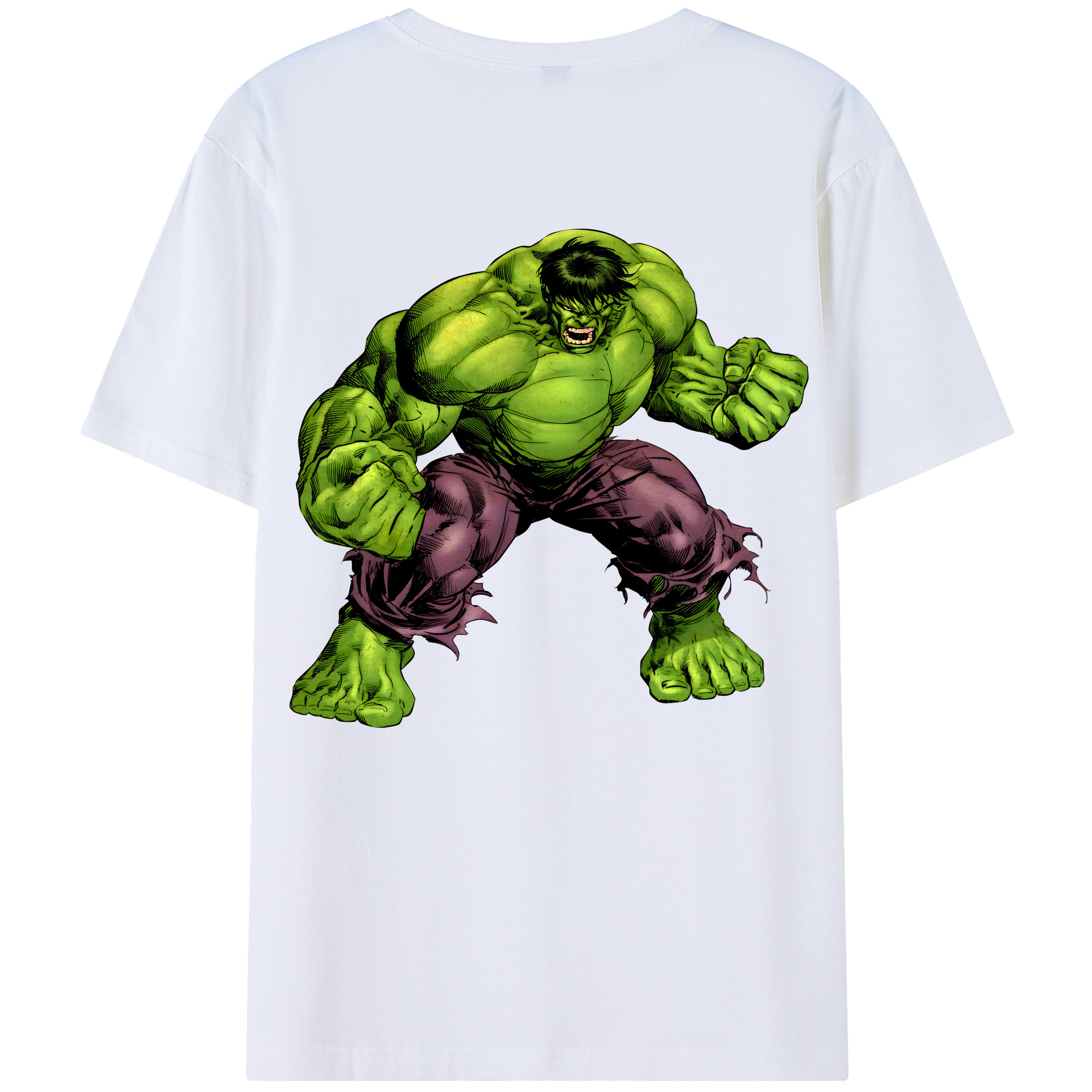 （画像用） アベンジャーズ The Avengers 綿100％半袖Tシャツ（背面プリント）
