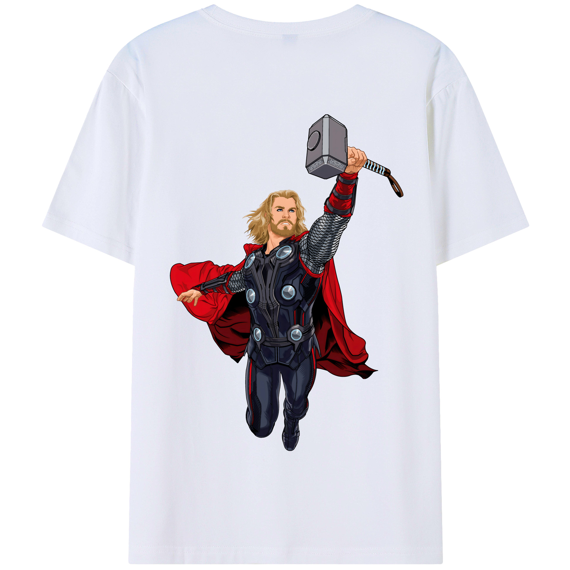 （画像用） アベンジャーズ The Avengers 綿100％半袖Tシャツ（背面プリント）