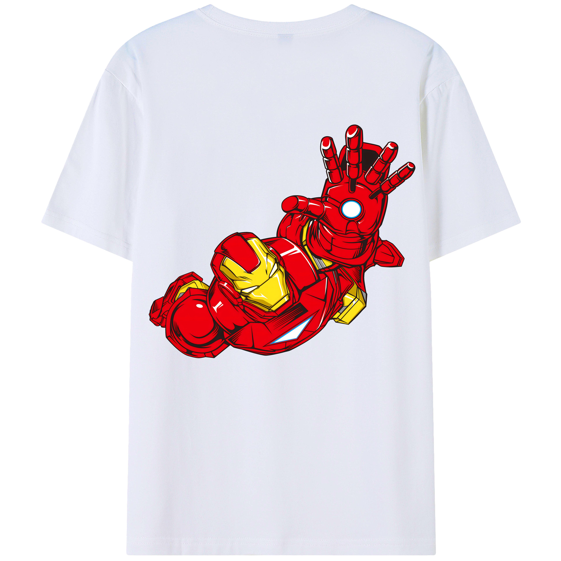 （画像用） アベンジャーズ The Avengers 綿100％半袖Tシャツ（背面プリント）
