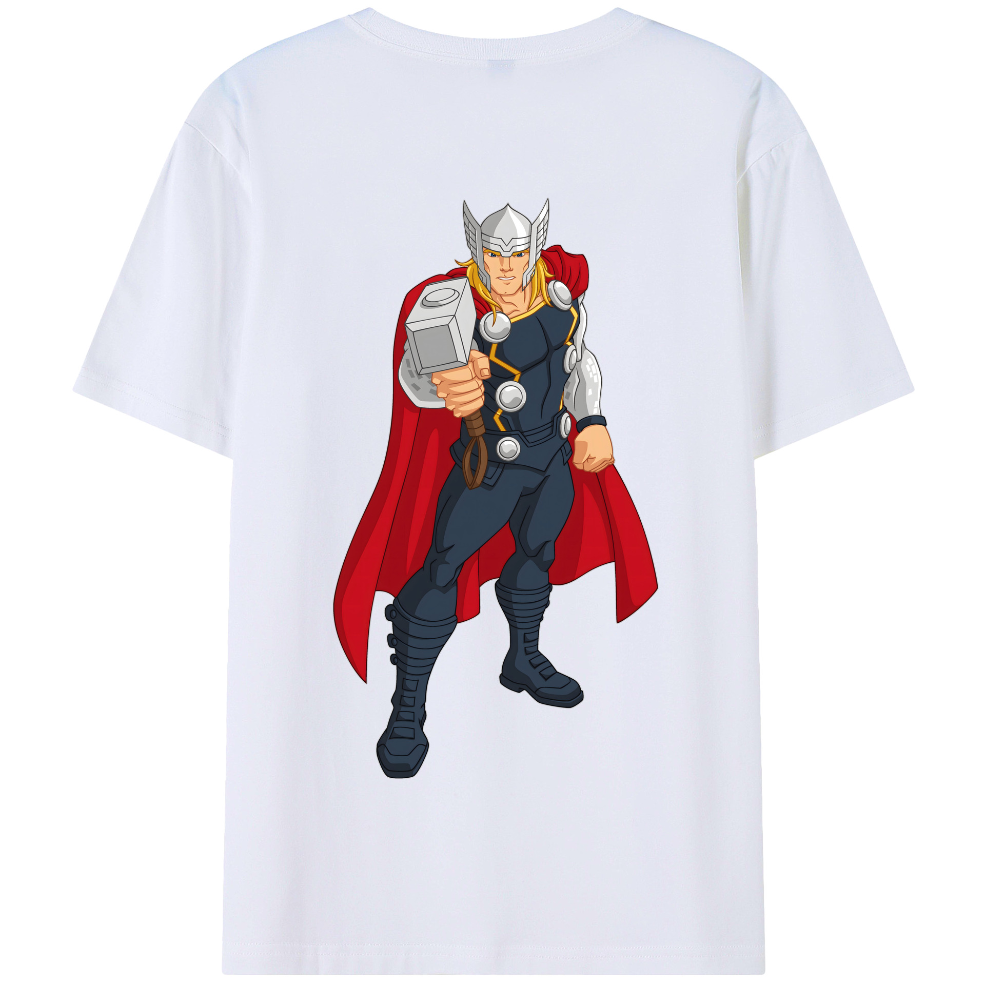 （画像用） アベンジャーズ The Avengers 綿100％半袖Tシャツ（背面プリント）