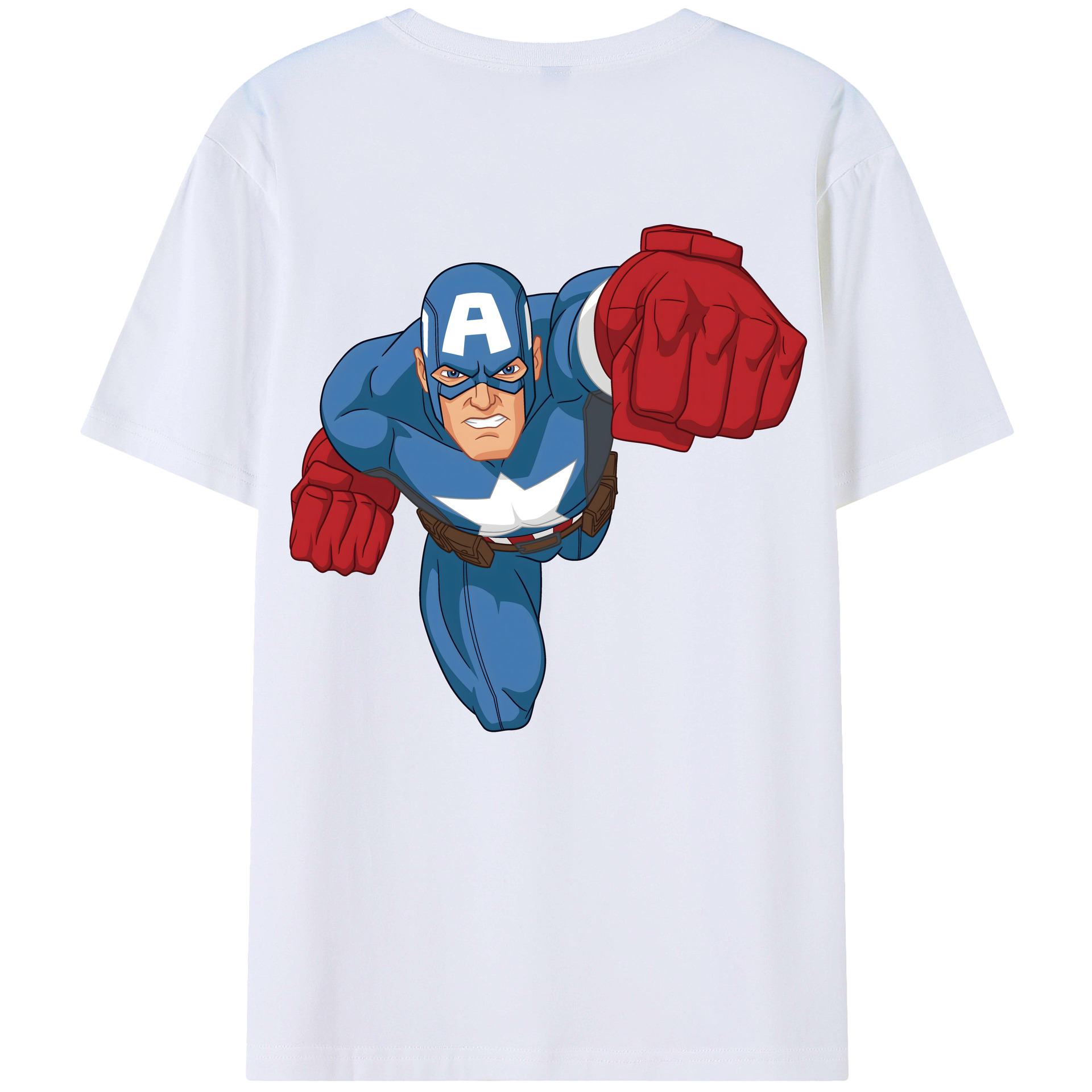 （画像用） アベンジャーズ The Avengers 綿100％半袖Tシャツ（背面プリント）