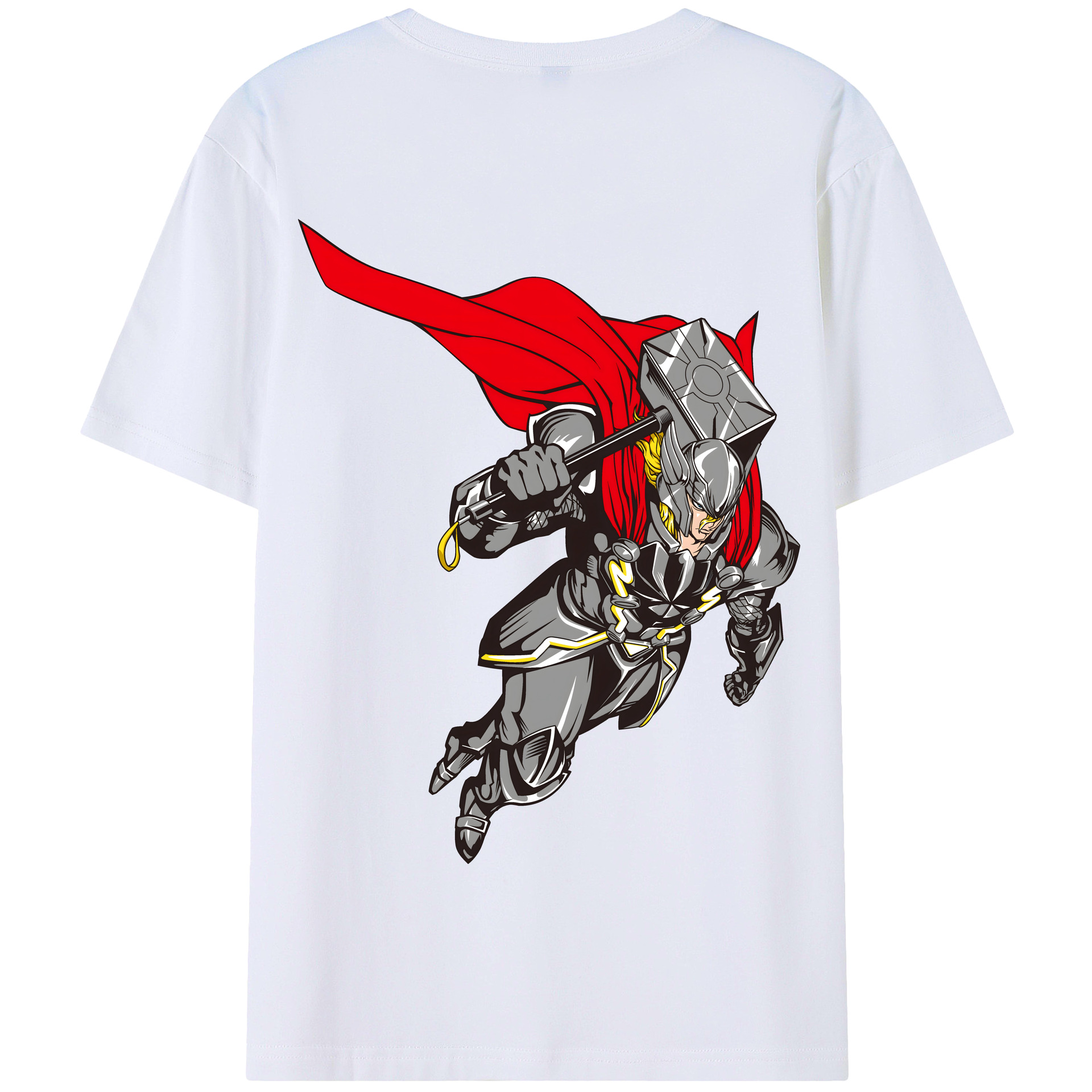 （画像用） アベンジャーズ The Avengers 綿100％半袖Tシャツ（背面プリント）