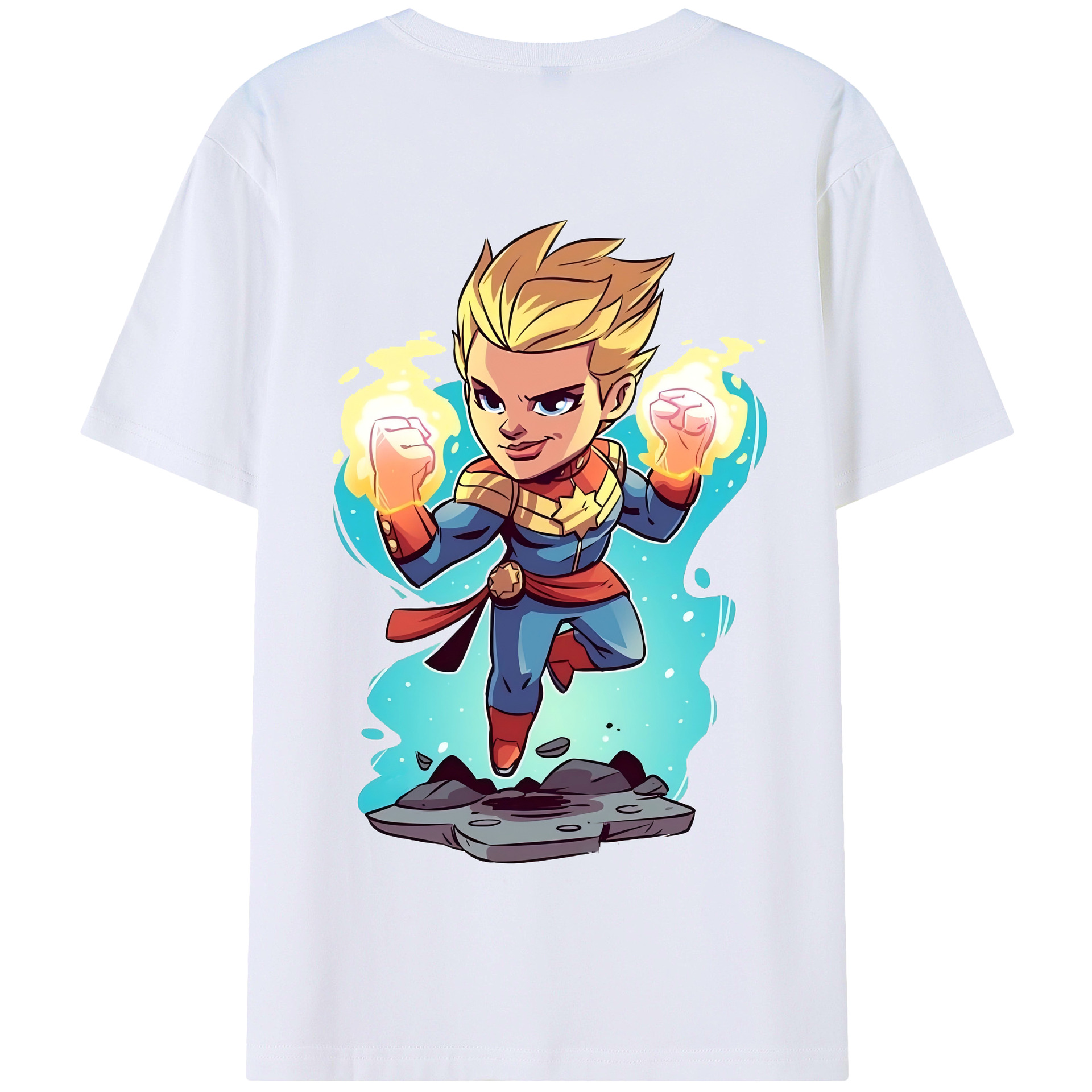 （画像用） アベンジャーズ The Avengers 綿100％半袖Tシャツ（背面プリント）