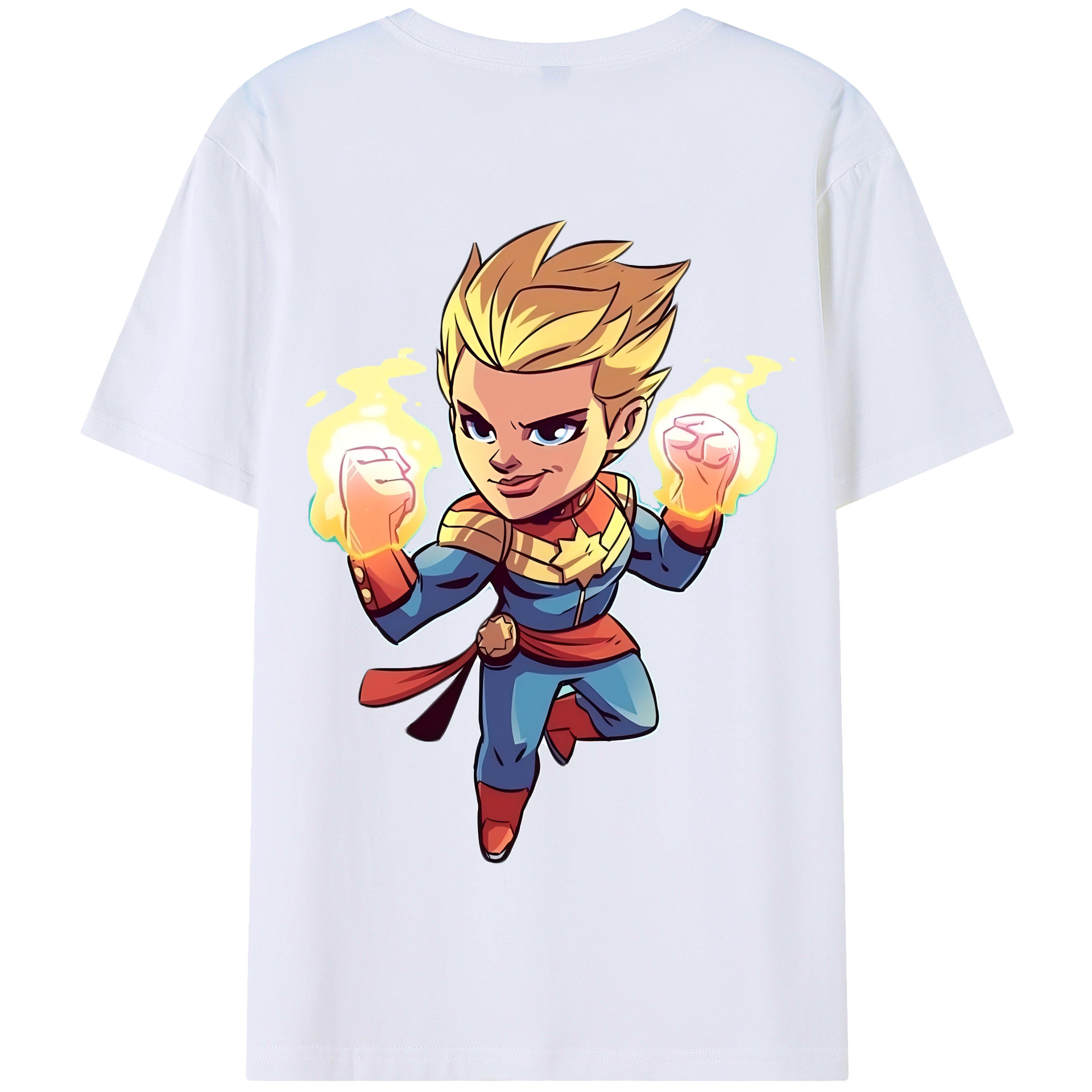 （画像用） アベンジャーズ The Avengers 綿100％半袖Tシャツ（背面プリント）