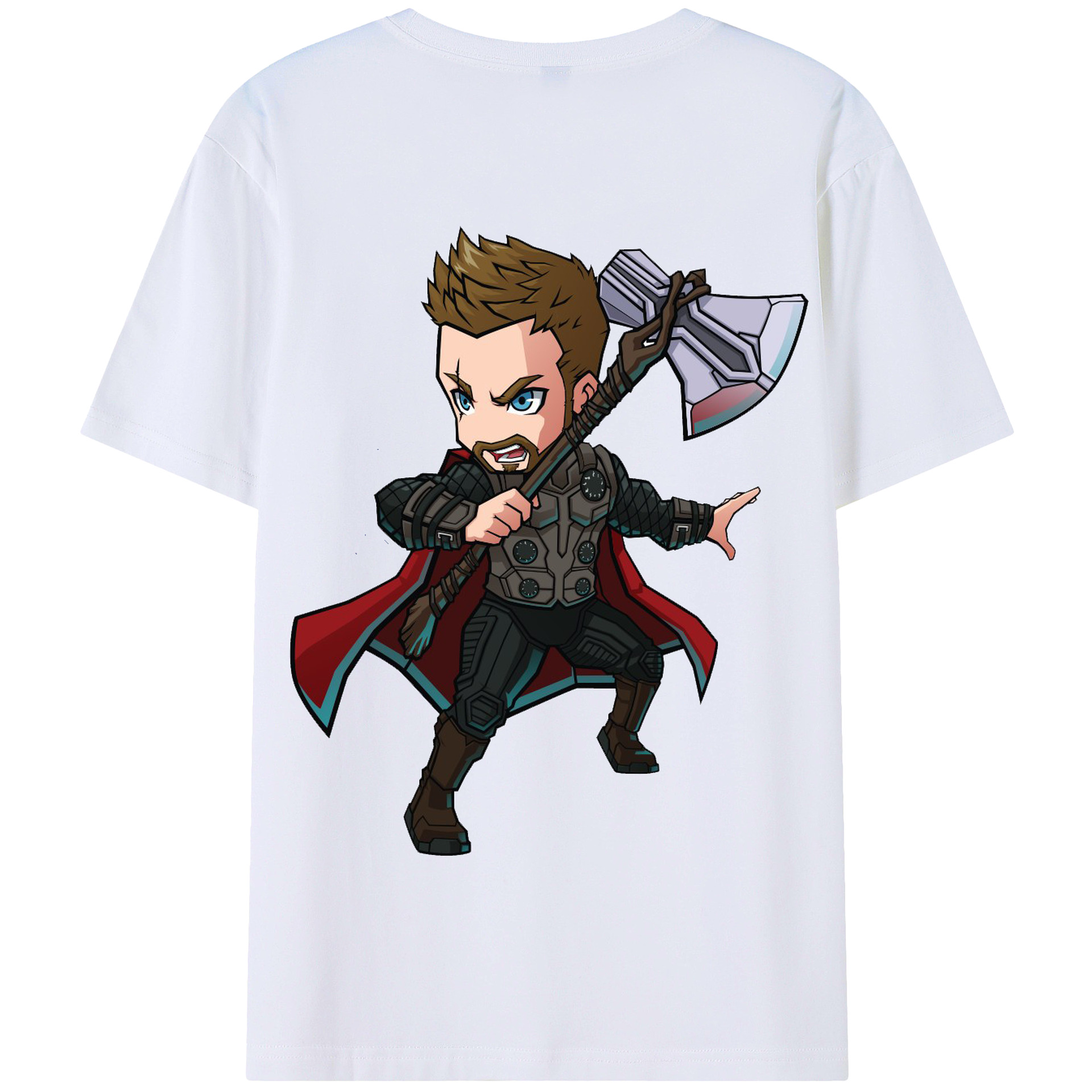 （画像用） アベンジャーズ The Avengers 綿100％半袖Tシャツ（背面プリント）