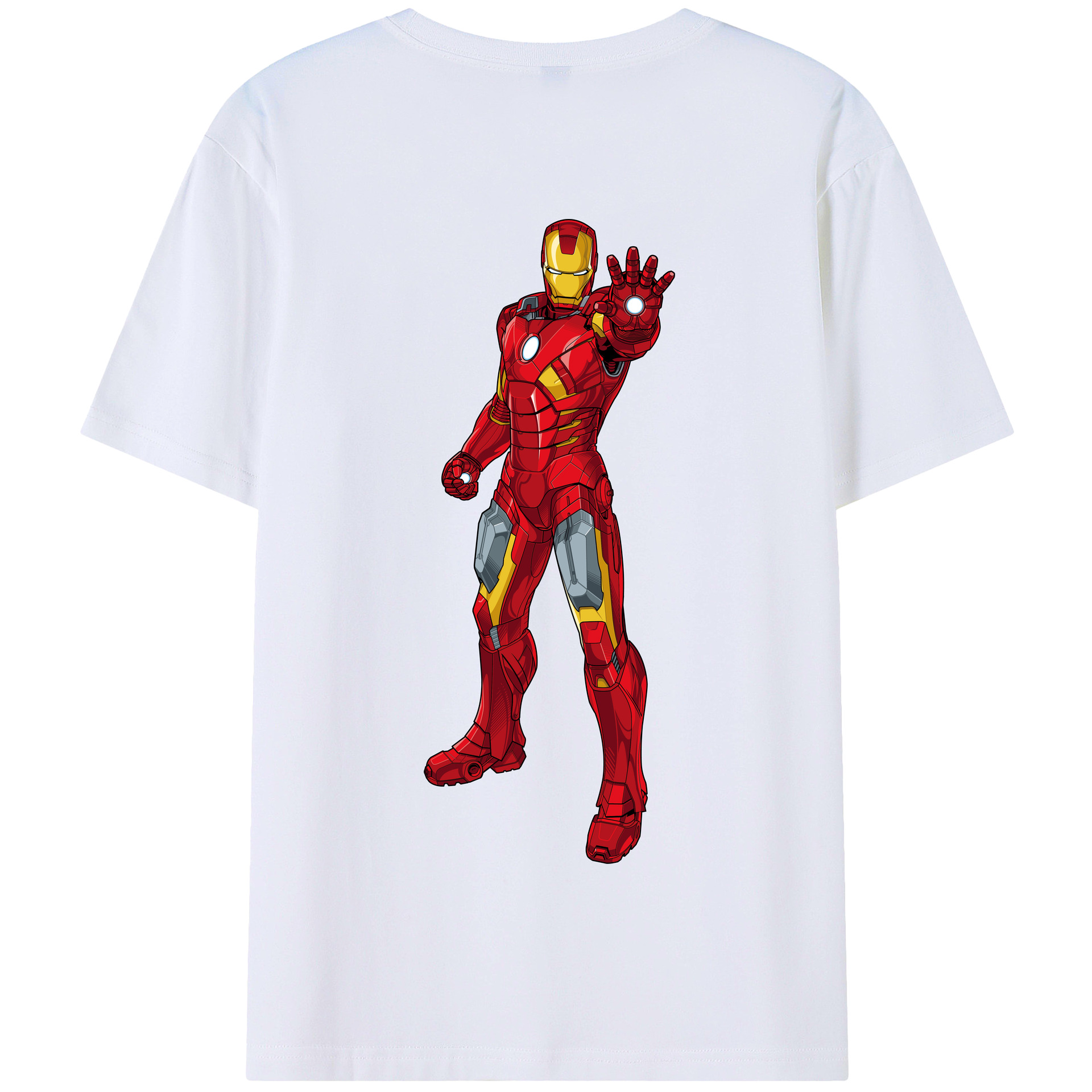 （画像用） アベンジャーズ The Avengers 綿100％半袖Tシャツ（背面プリント）