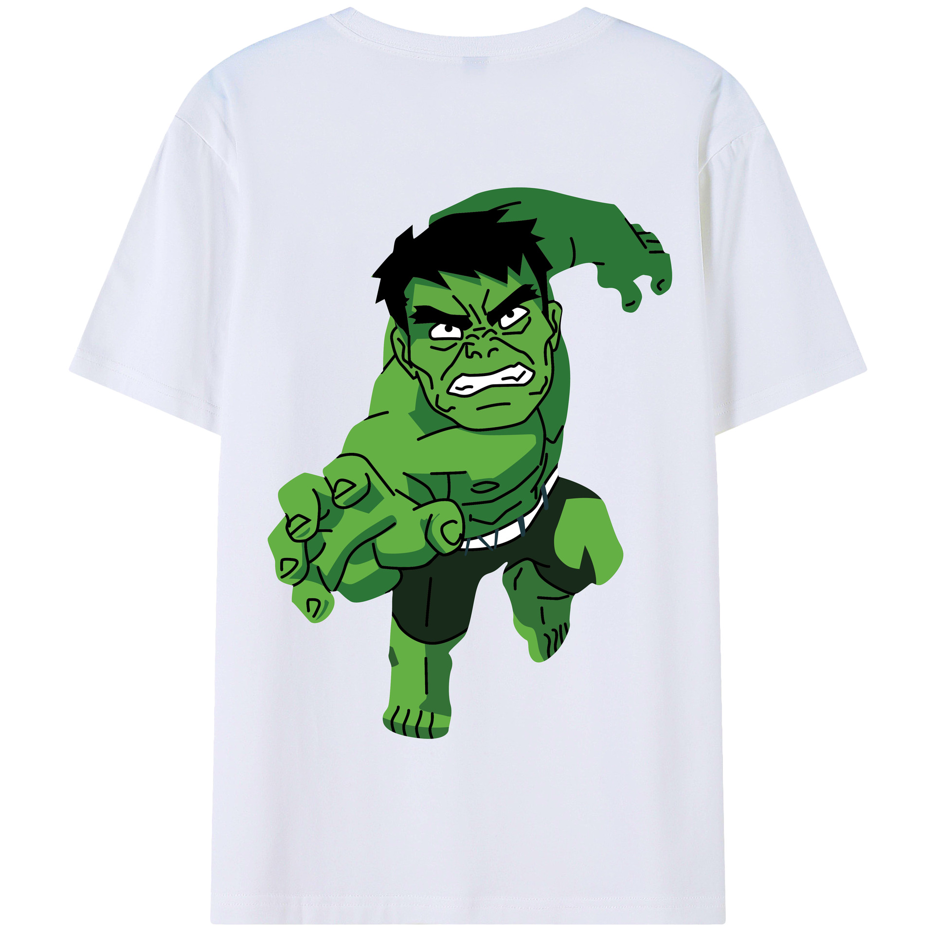 （画像用） アベンジャーズ The Avengers 綿100％半袖Tシャツ（背面プリント）