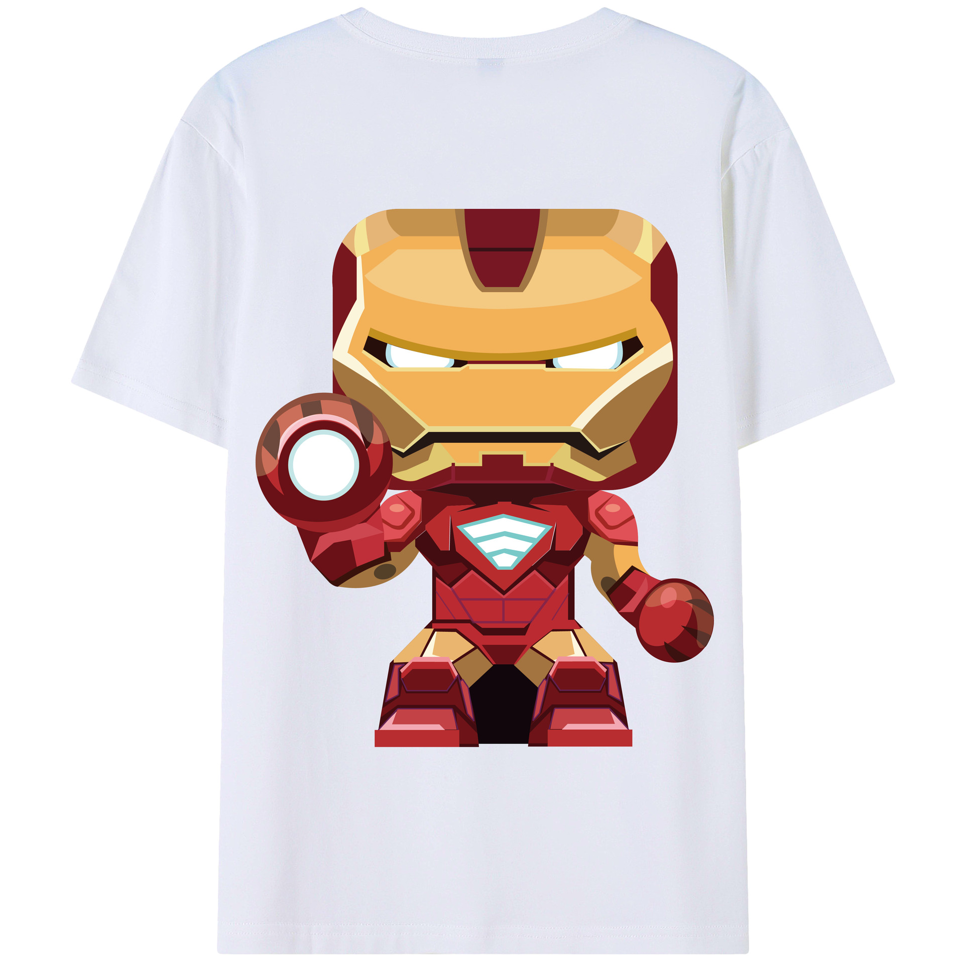 （画像用） アベンジャーズ The Avengers 綿100％半袖Tシャツ（背面プリント）