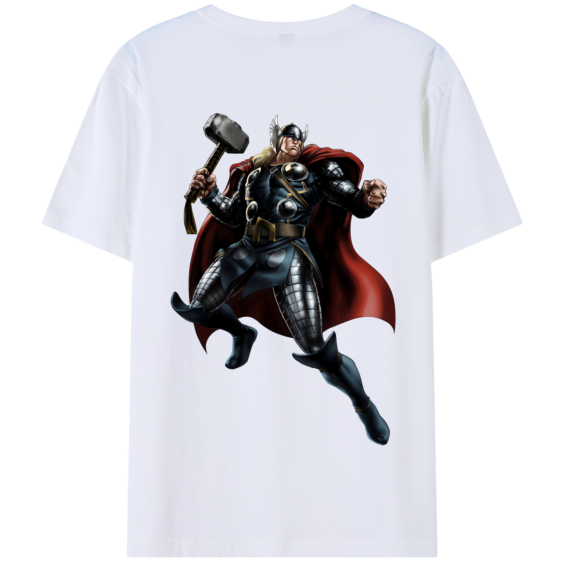 （画像用） アベンジャーズ The Avengers 綿100％半袖Tシャツ（背面プリント）