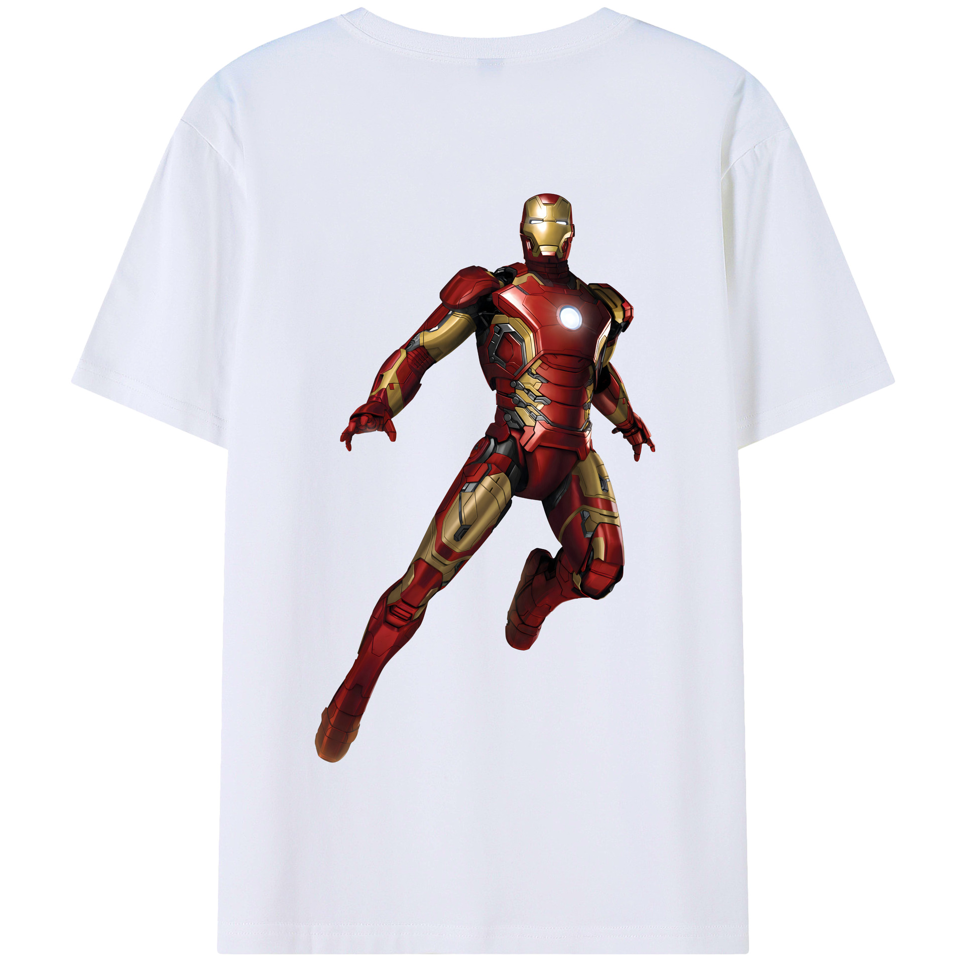 （画像用） アベンジャーズ The Avengers 綿100％半袖Tシャツ（背面プリント）