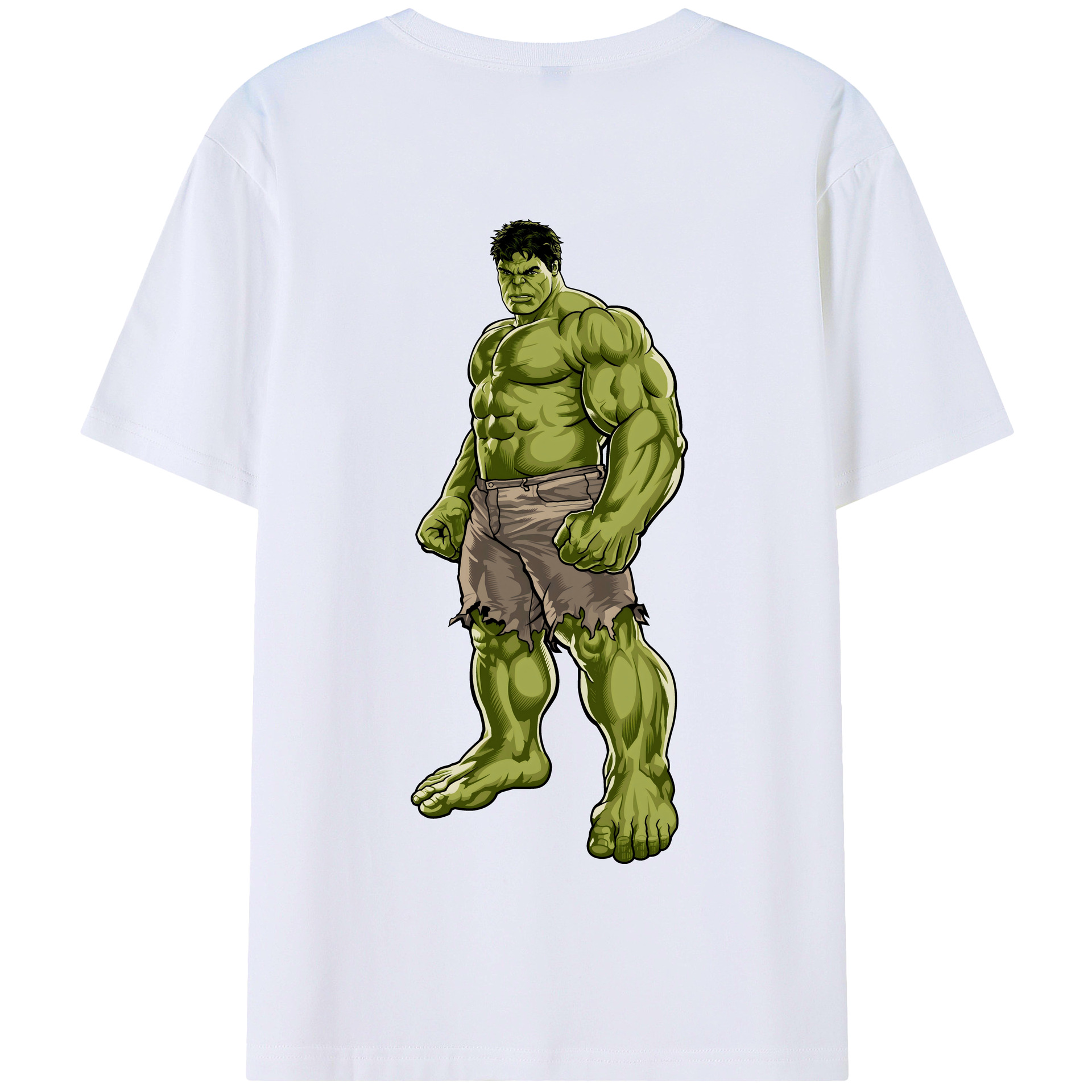 （画像用） アベンジャーズ The Avengers 綿100％半袖Tシャツ（背面プリント）
