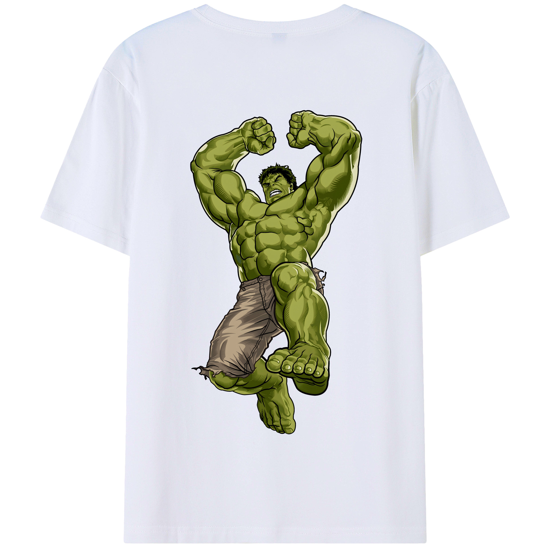 （画像用） アベンジャーズ The Avengers 綿100％半袖Tシャツ（背面プリント）