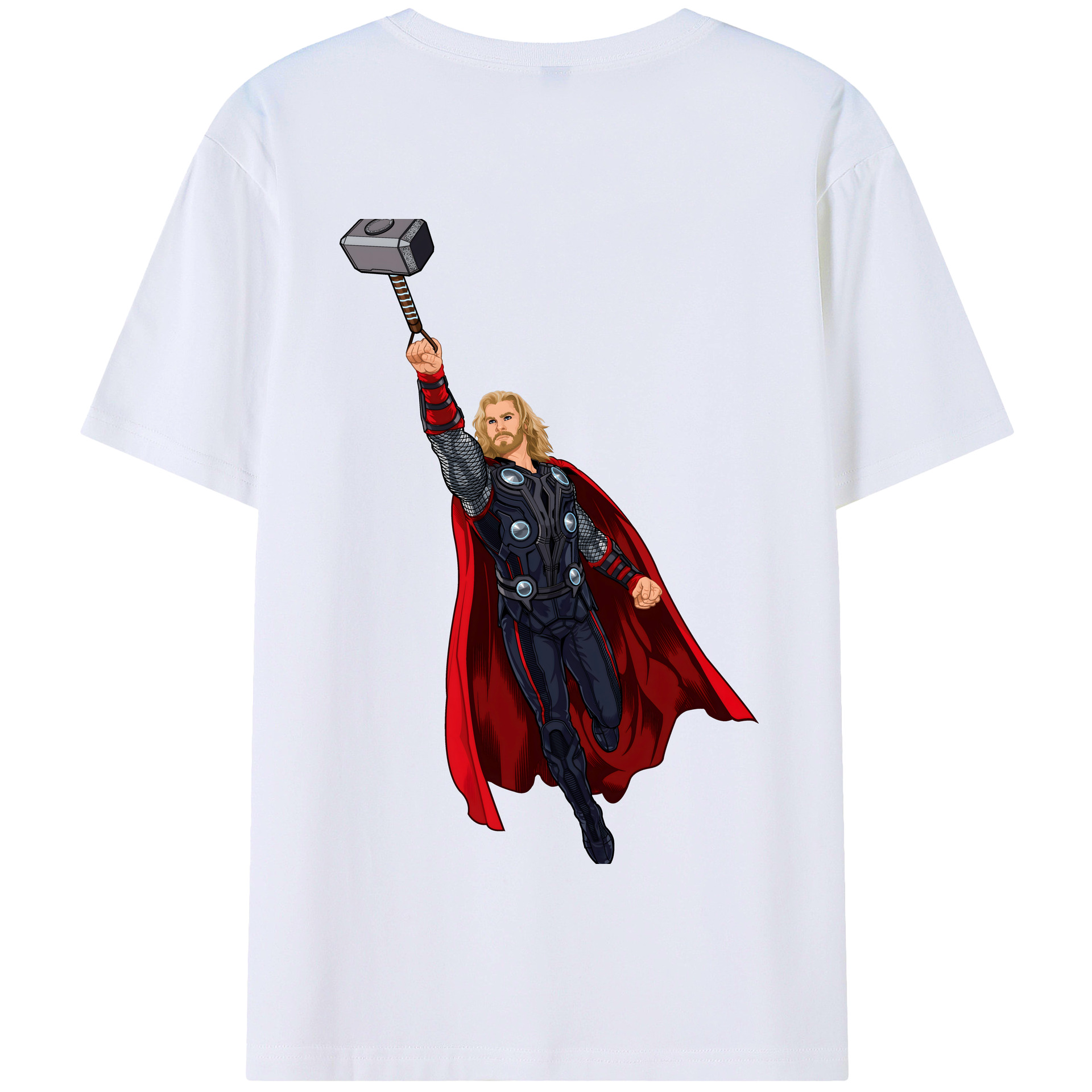 （画像用） アベンジャーズ The Avengers 綿100％半袖Tシャツ（背面プリント）