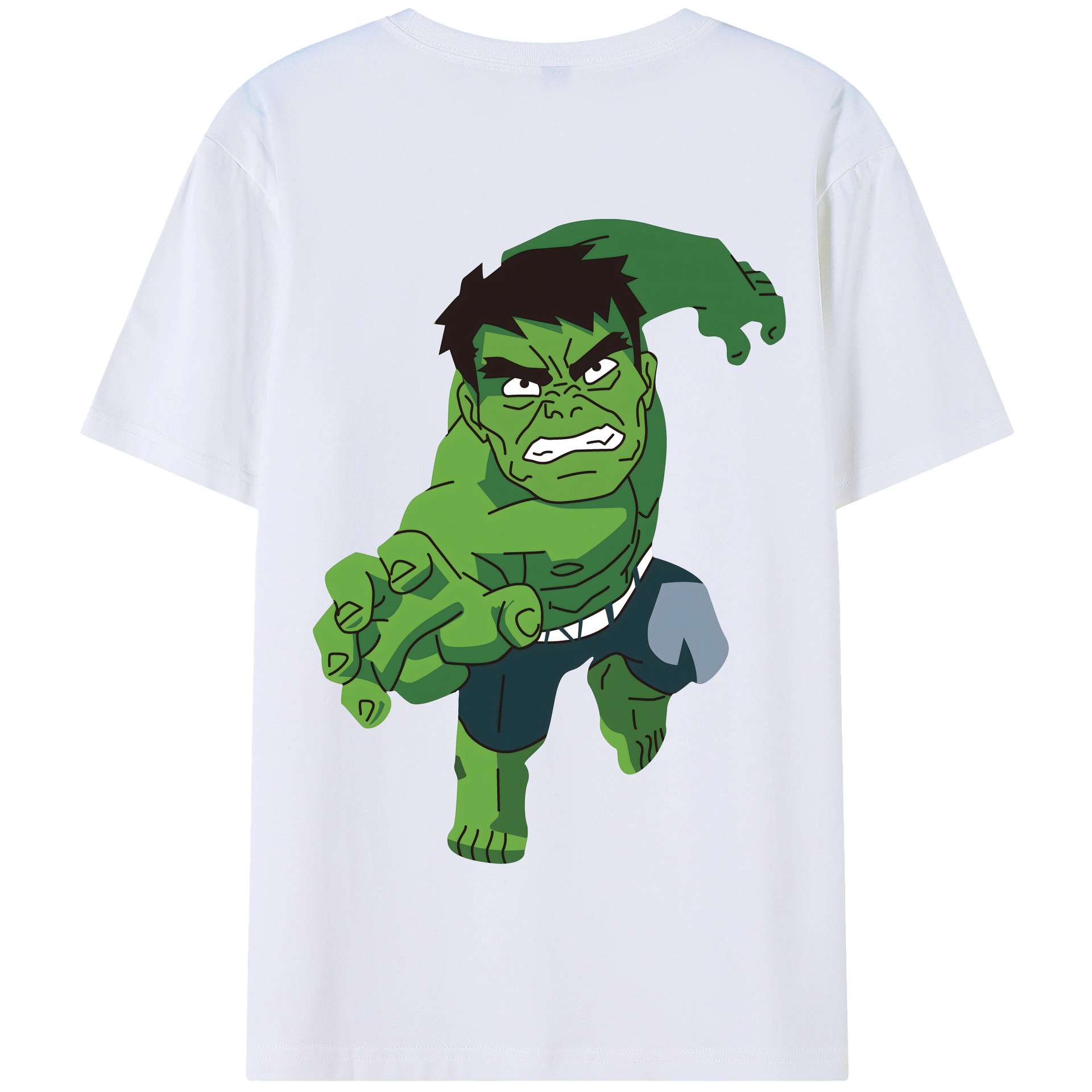 （画像用） アベンジャーズ The Avengers 綿100％半袖Tシャツ（背面プリント）