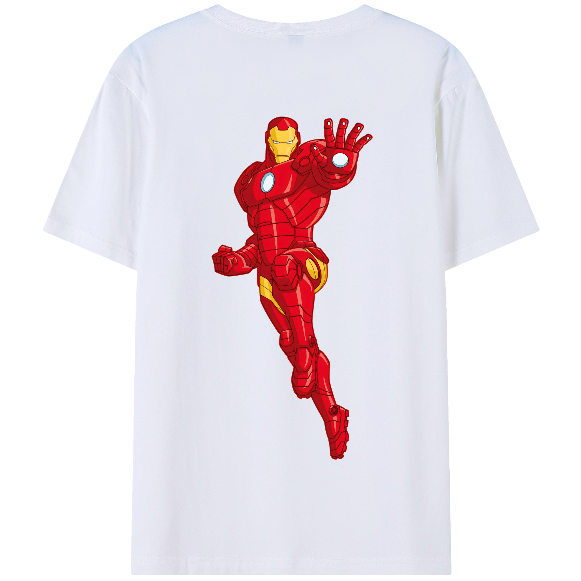 （画像用） アベンジャーズ The Avengers 綿100％半袖Tシャツ（背面プリント）