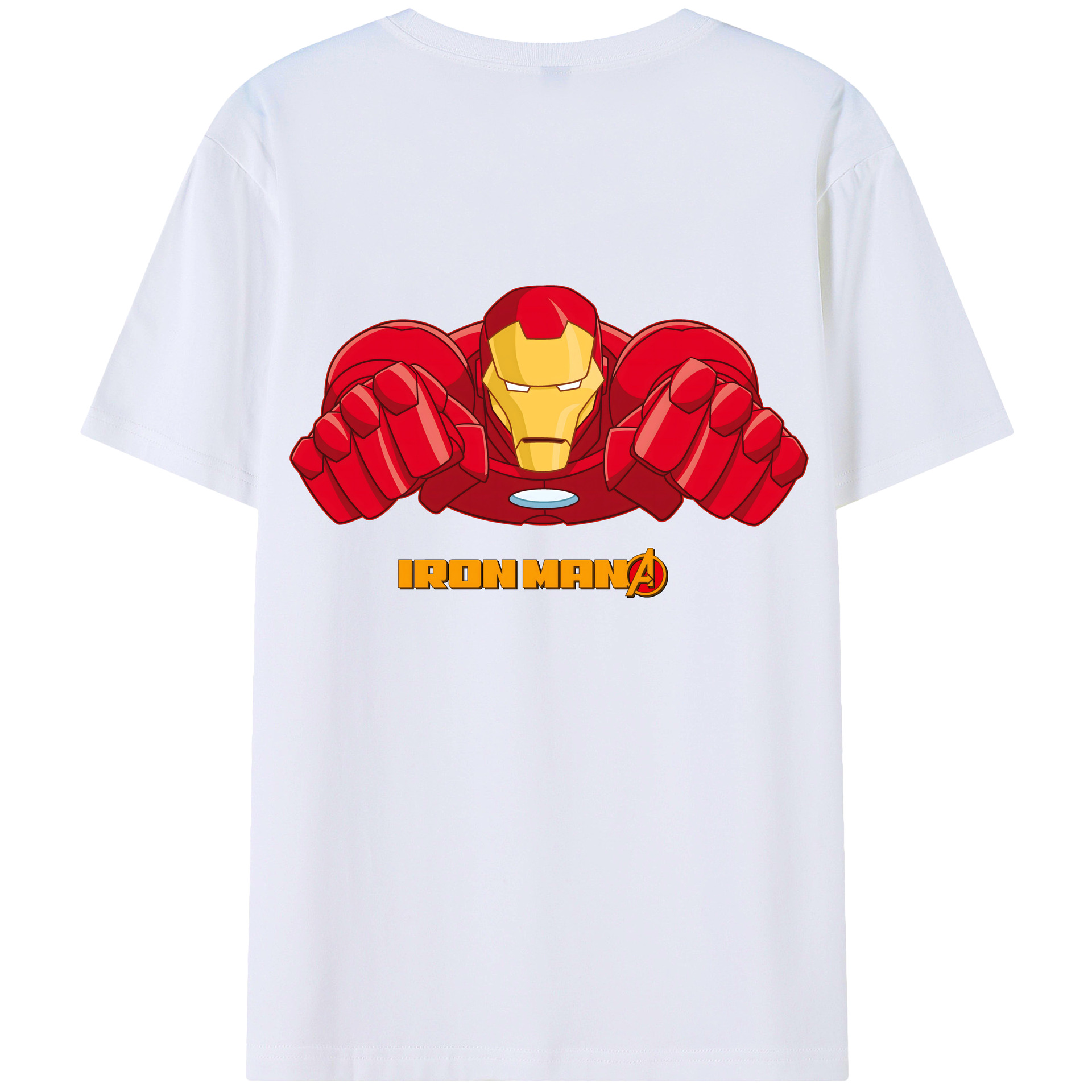 （画像用） アベンジャーズ The Avengers 綿100％半袖Tシャツ（背面プリント）