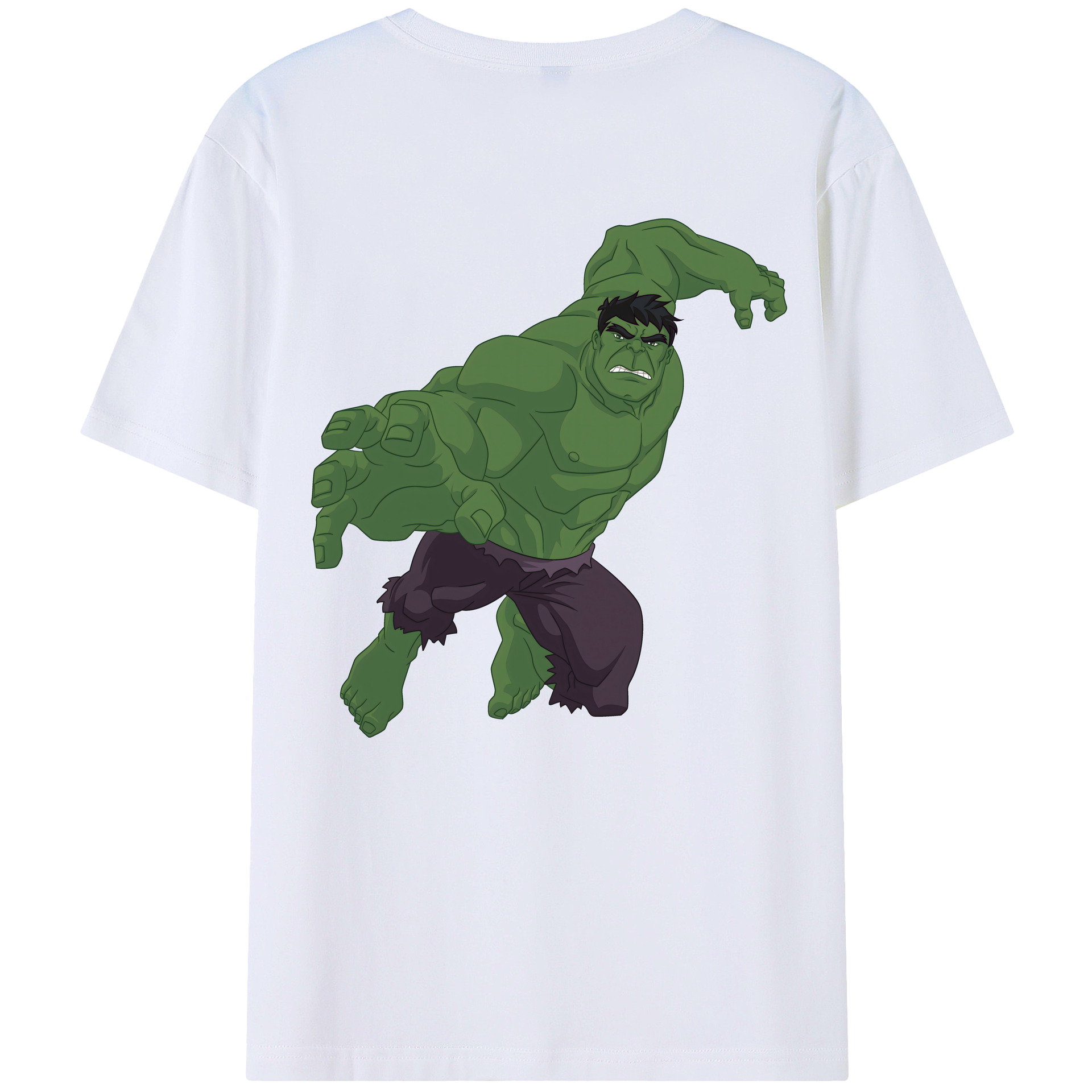 （画像用） アベンジャーズ The Avengers 綿100％半袖Tシャツ（背面プリント）