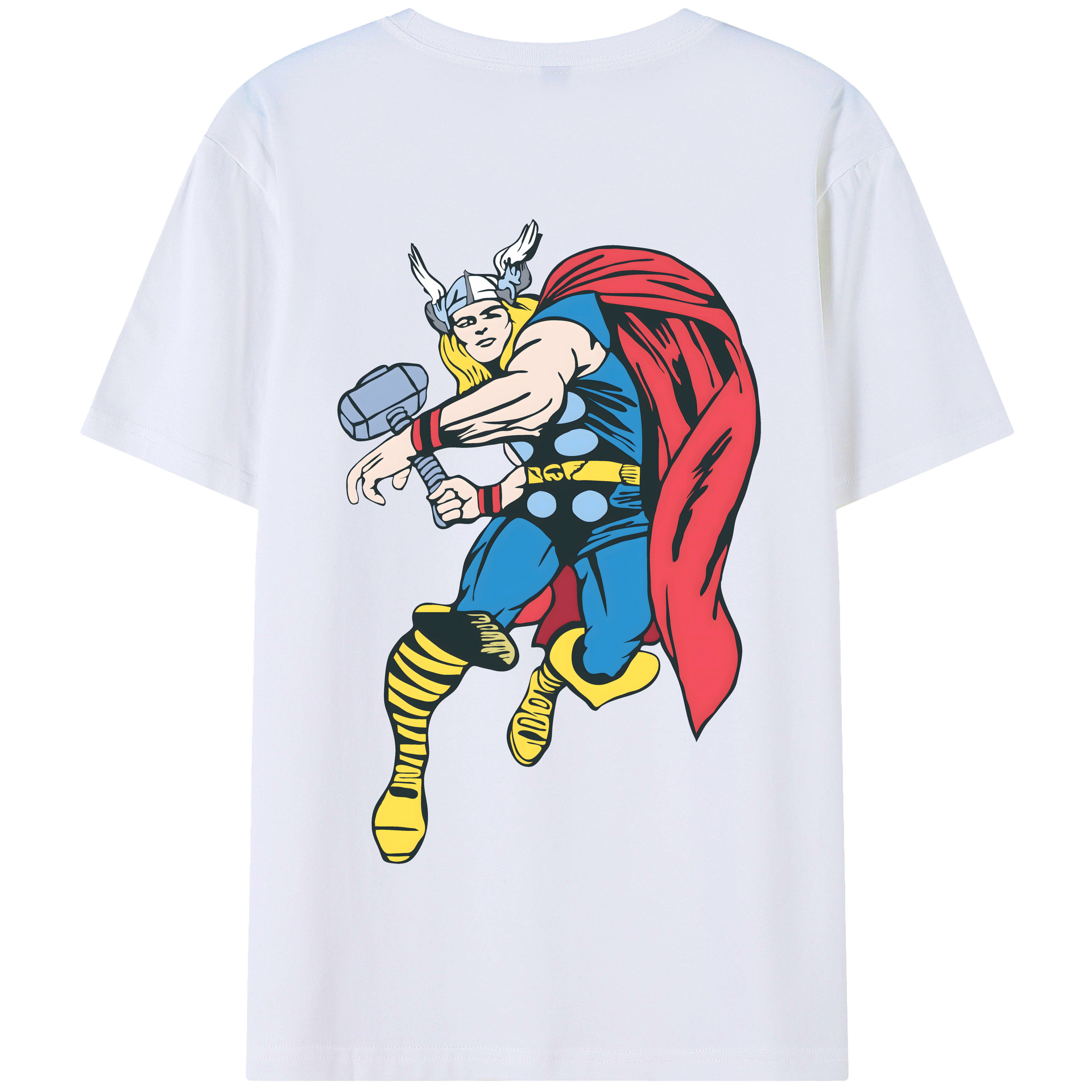 （画像用） アベンジャーズ The Avengers 綿100％半袖Tシャツ（背面プリント）
