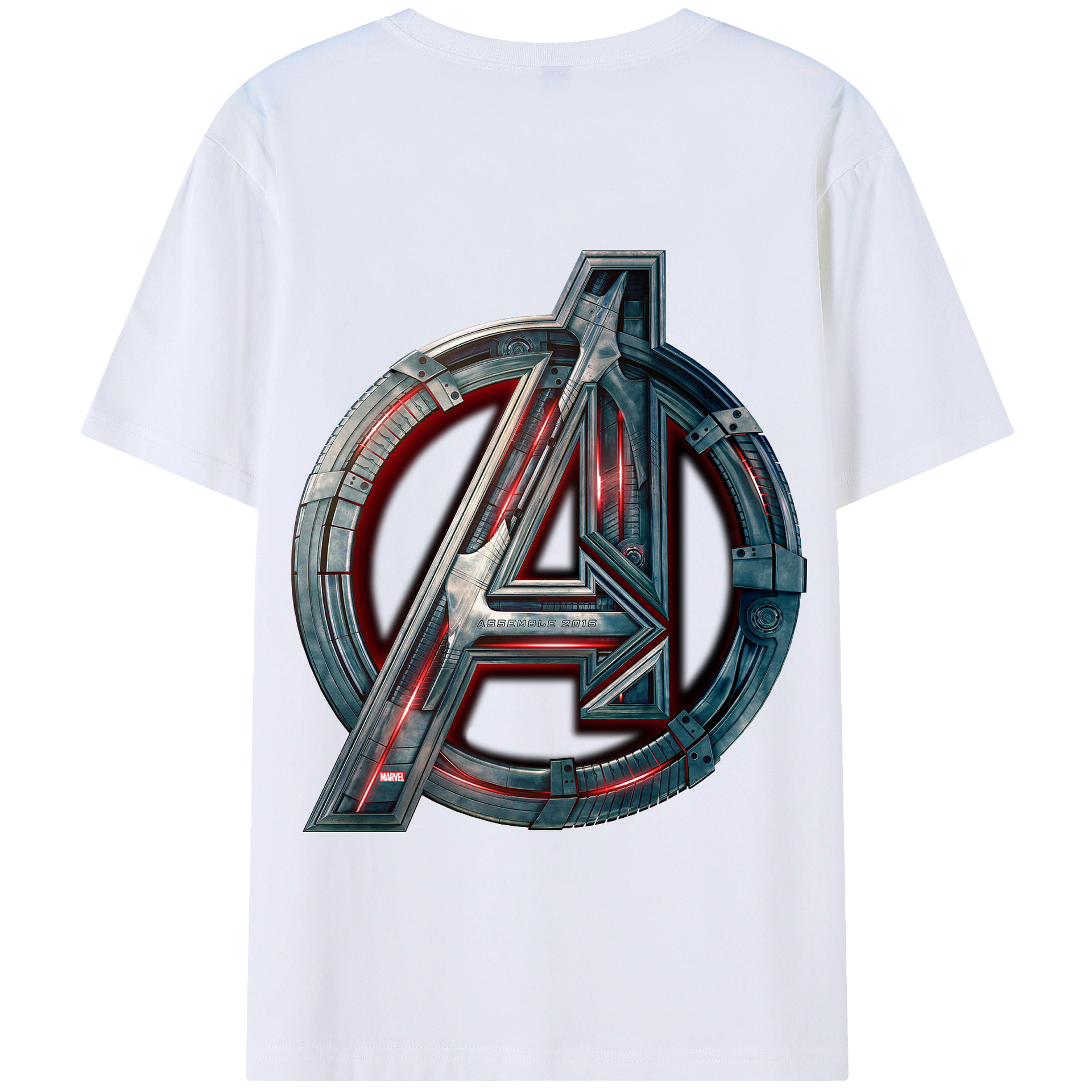 （画像用） アベンジャーズ The Avengers 綿100％半袖Tシャツ（背面プリント）