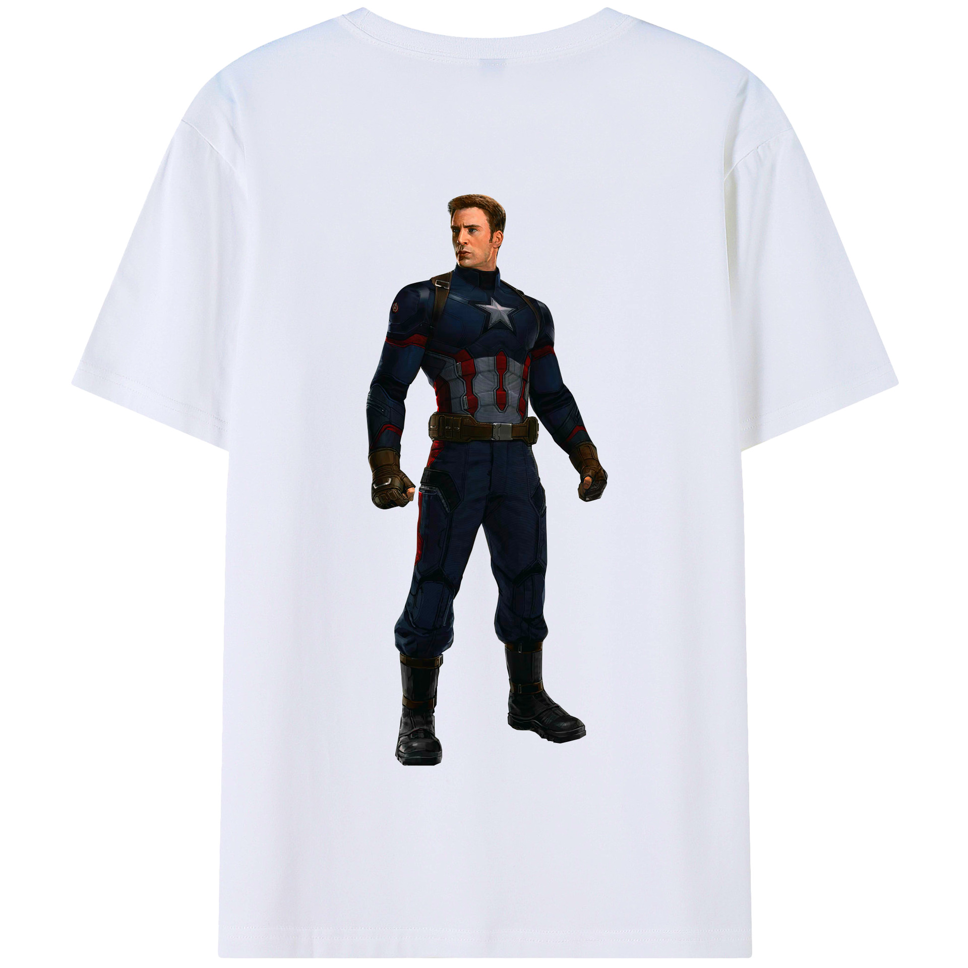 （画像用） アベンジャーズ The Avengers 綿100％半袖Tシャツ（背面プリント）