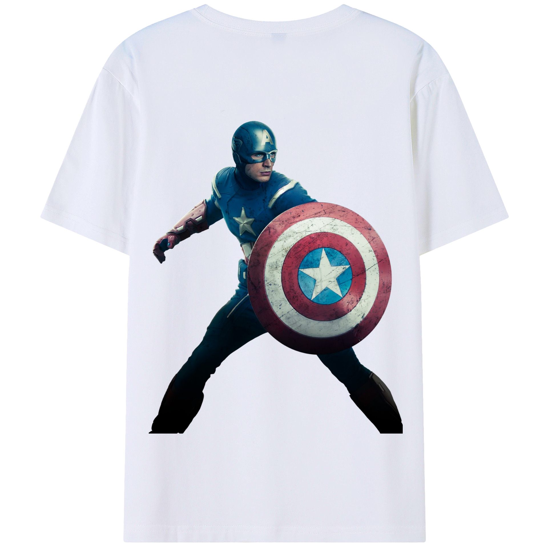 （画像用） アベンジャーズ The Avengers 綿100％半袖Tシャツ（背面プリント）