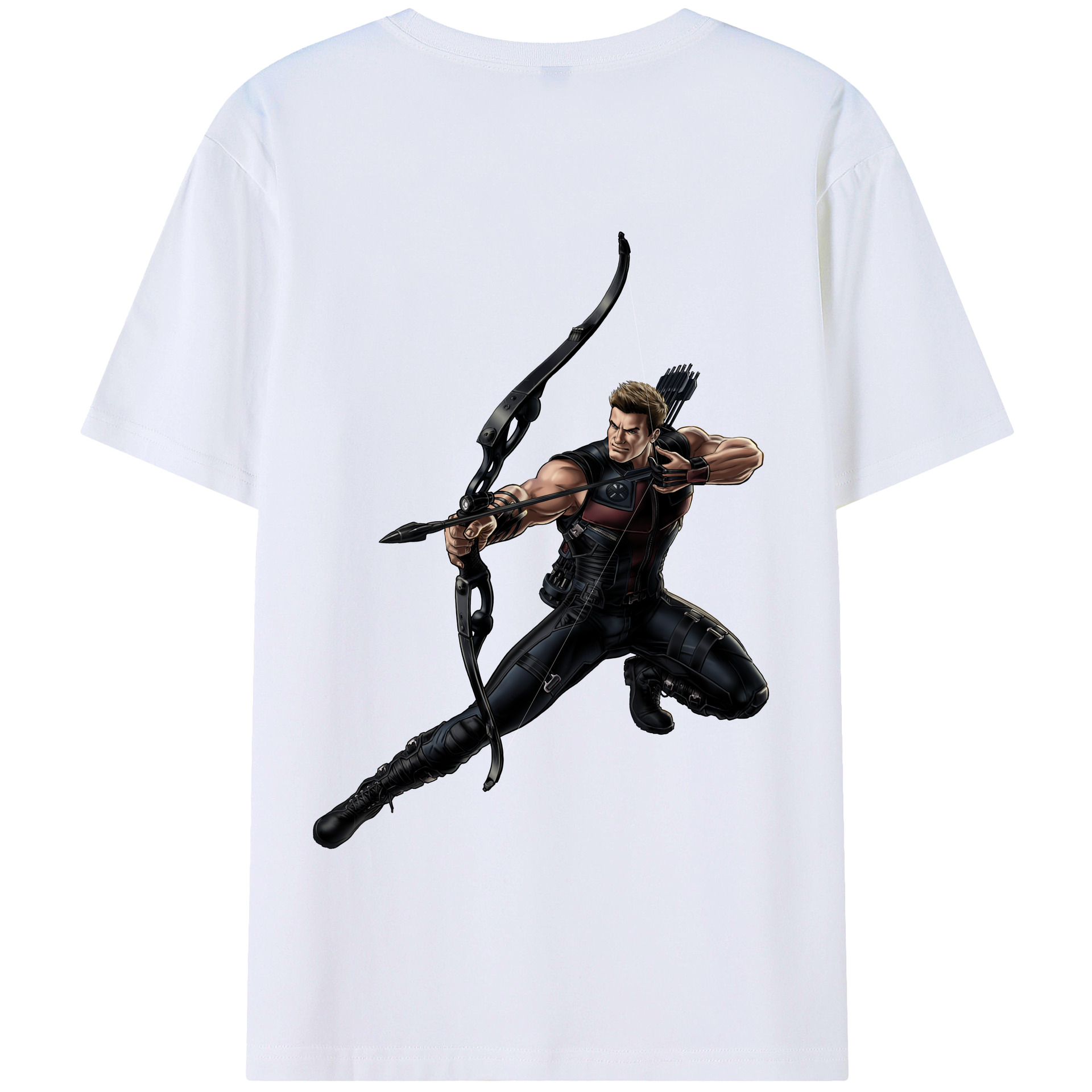 （画像用） アベンジャーズ The Avengers 綿100％半袖Tシャツ（背面プリント）