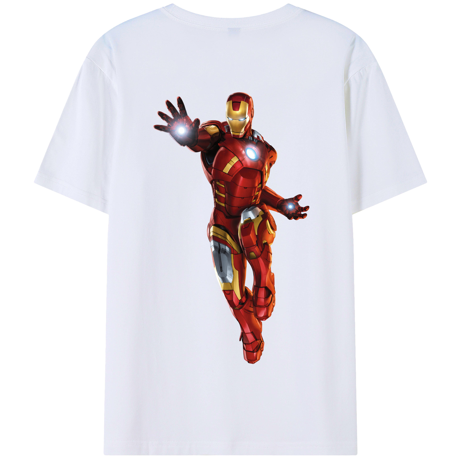 （画像用） アベンジャーズ The Avengers 綿100％半袖Tシャツ（背面プリント）