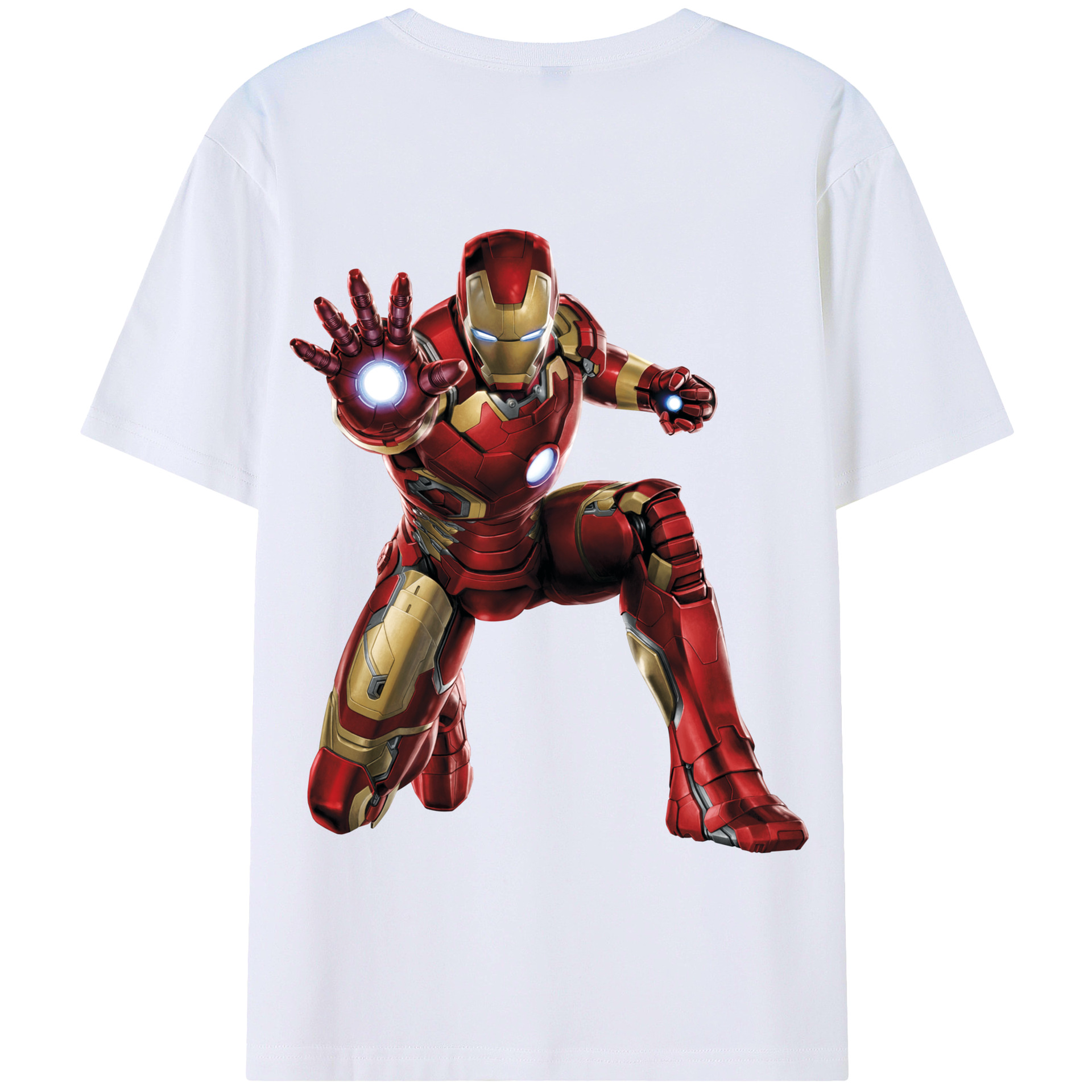 （画像用） アベンジャーズ The Avengers 綿100％半袖Tシャツ（背面プリント）