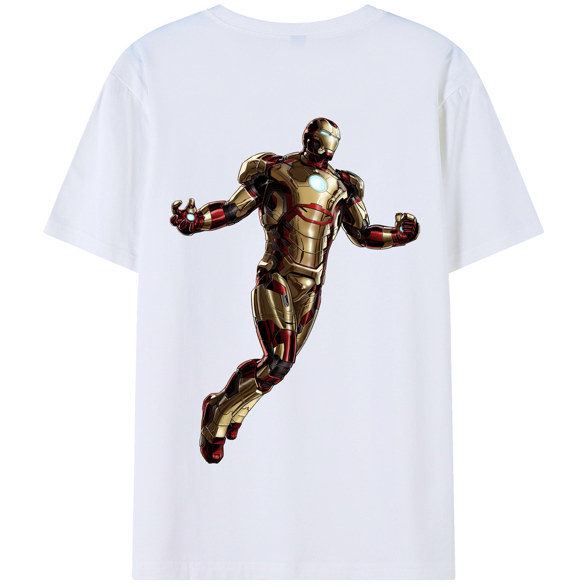 （画像用） アベンジャーズ The Avengers 綿100％半袖Tシャツ（背面プリント）