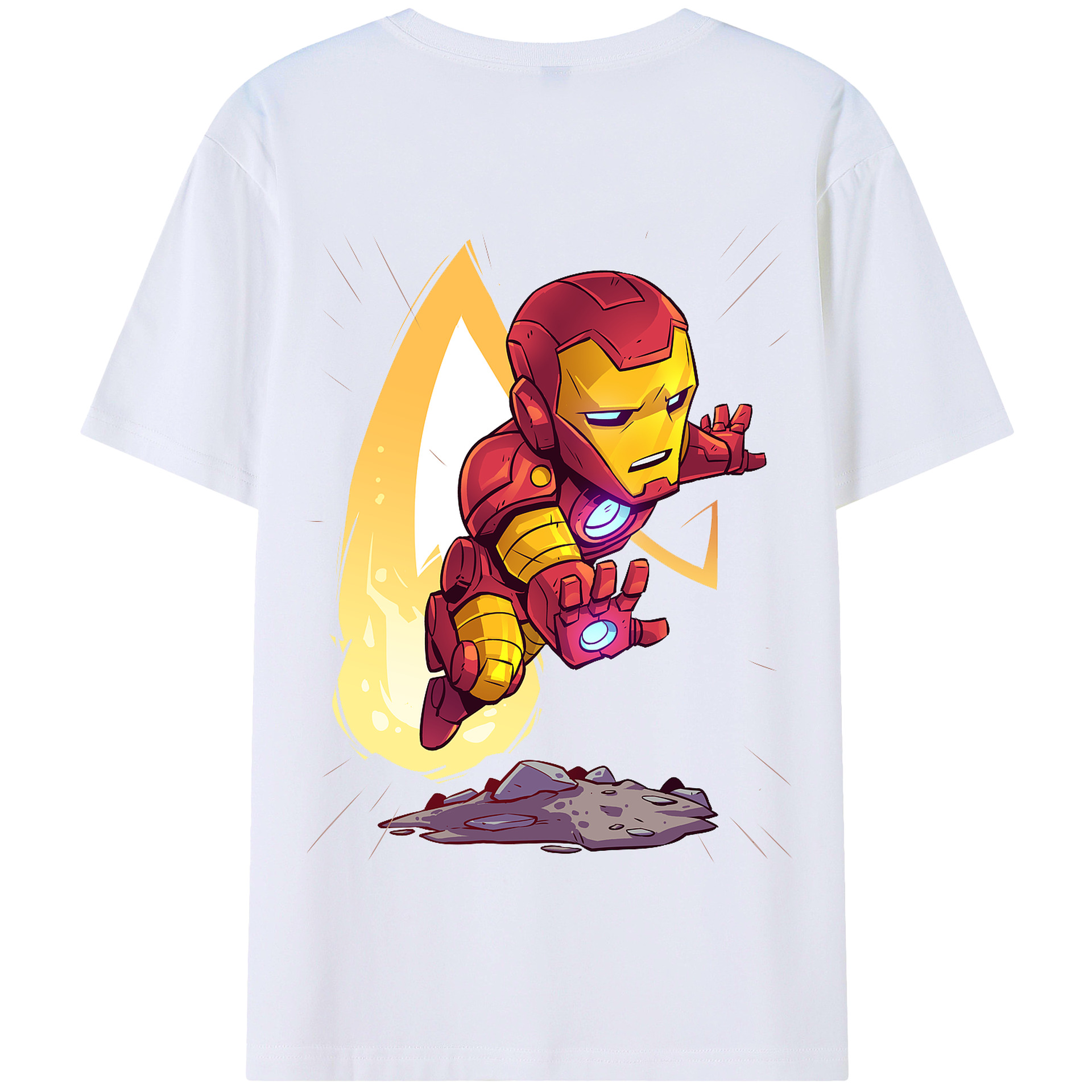 （画像用） アベンジャーズ The Avengers 綿100％半袖Tシャツ（背面プリント）