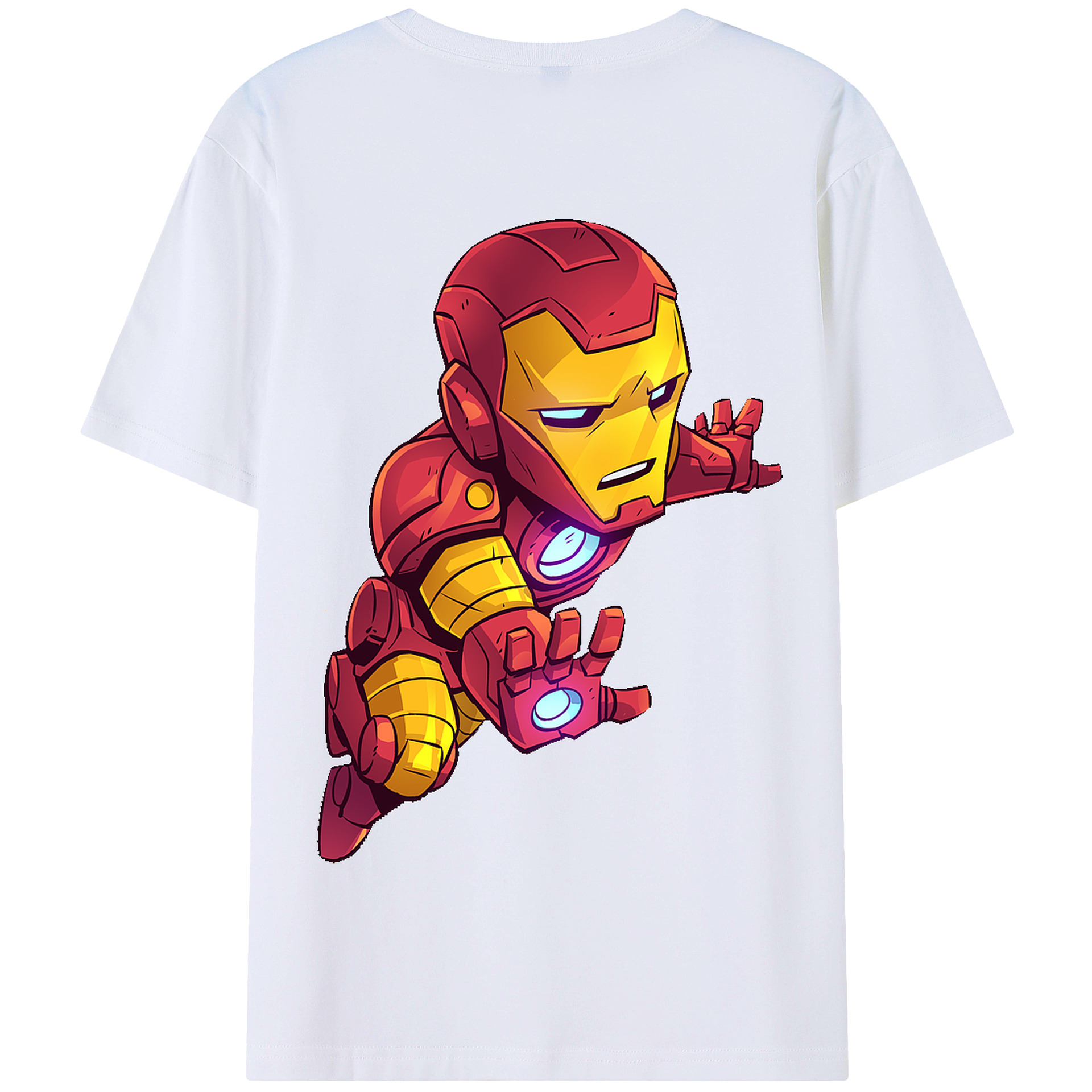 （画像用） アベンジャーズ The Avengers 綿100％半袖Tシャツ（背面プリント）