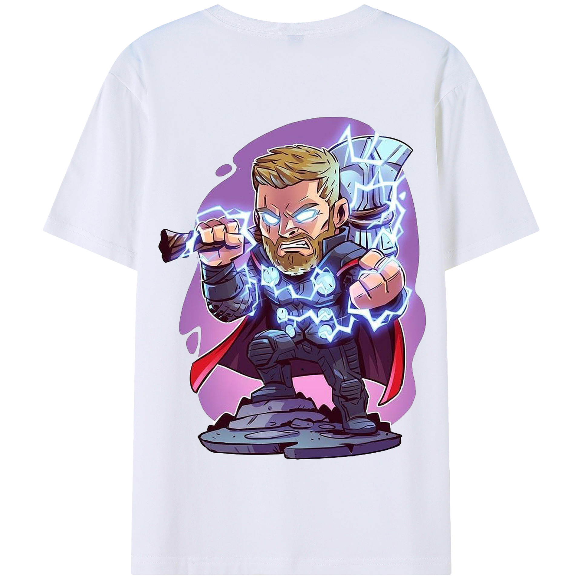 （画像用） アベンジャーズ The Avengers 綿100％半袖Tシャツ（背面プリント）