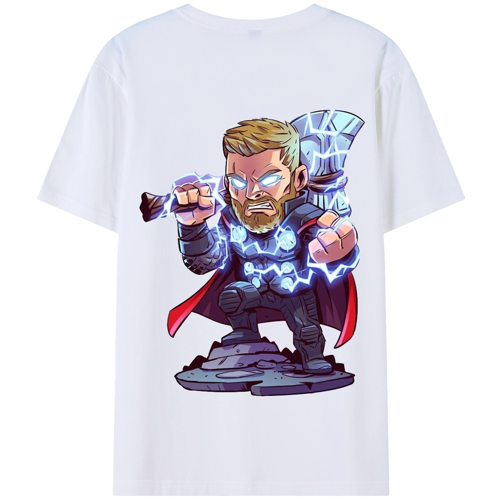 （画像用） アベンジャーズ The Avengers 綿100％半袖Tシャツ（背面プリント）