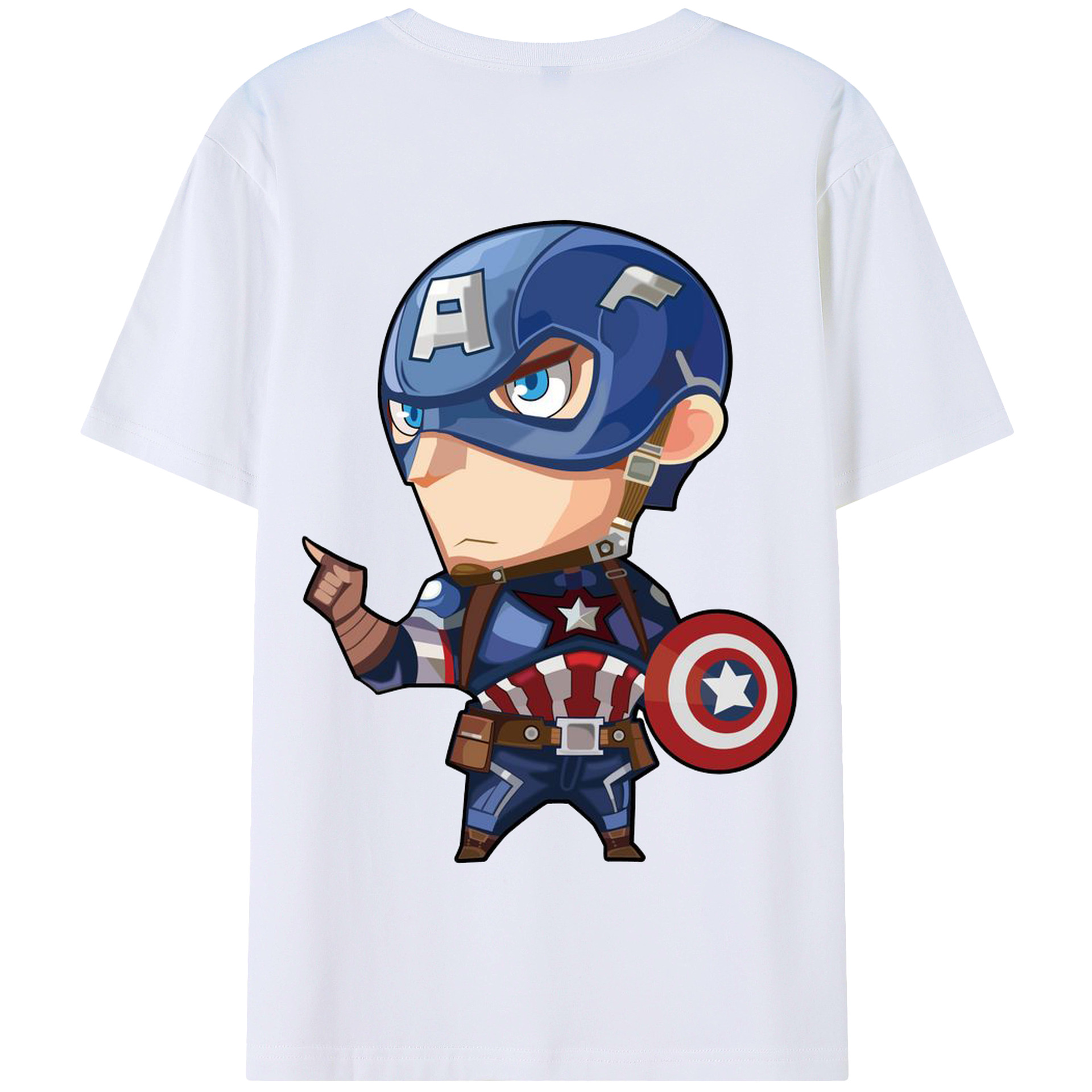 （画像用） アベンジャーズ The Avengers 綿100％半袖Tシャツ（背面プリント）