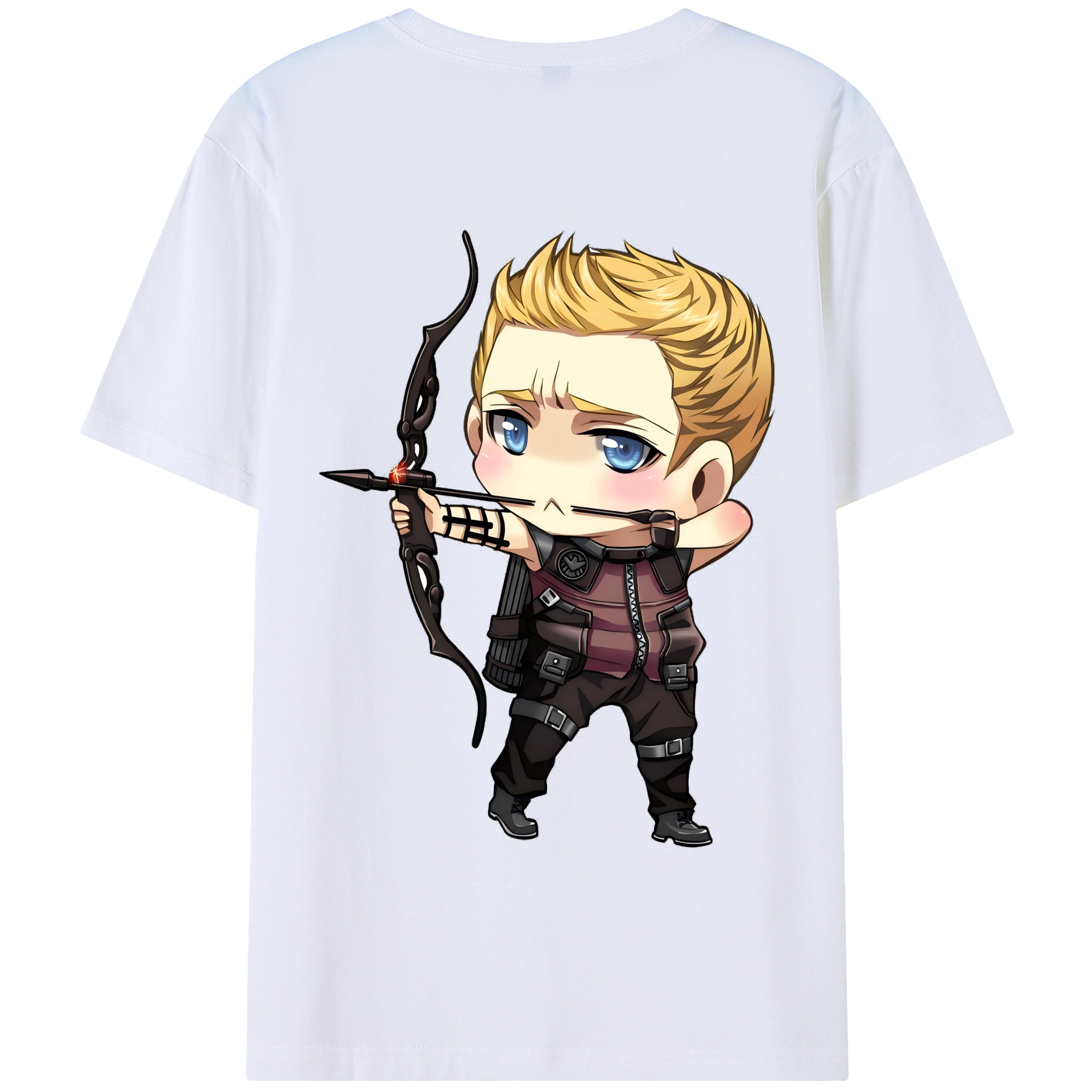 （画像用） アベンジャーズ The Avengers 綿100％半袖Tシャツ（背面プリント）