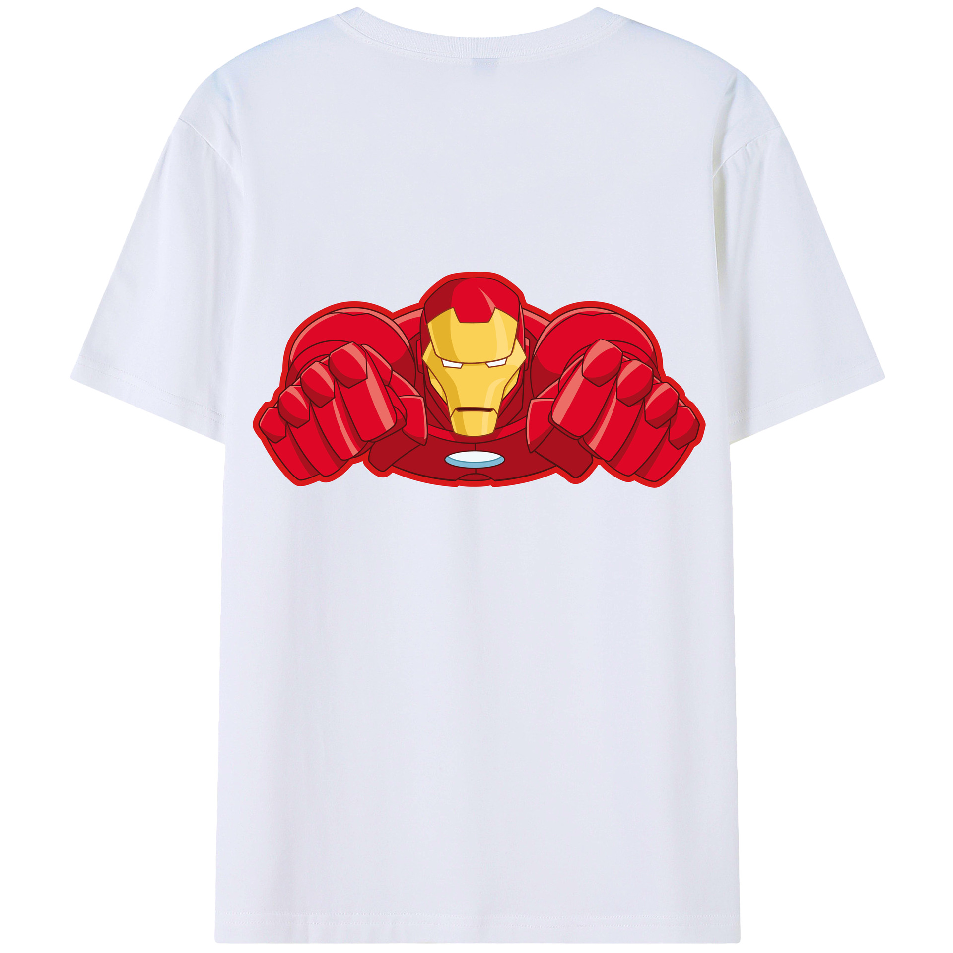 （画像用） アベンジャーズ The Avengers 綿100％半袖Tシャツ（背面プリント）
