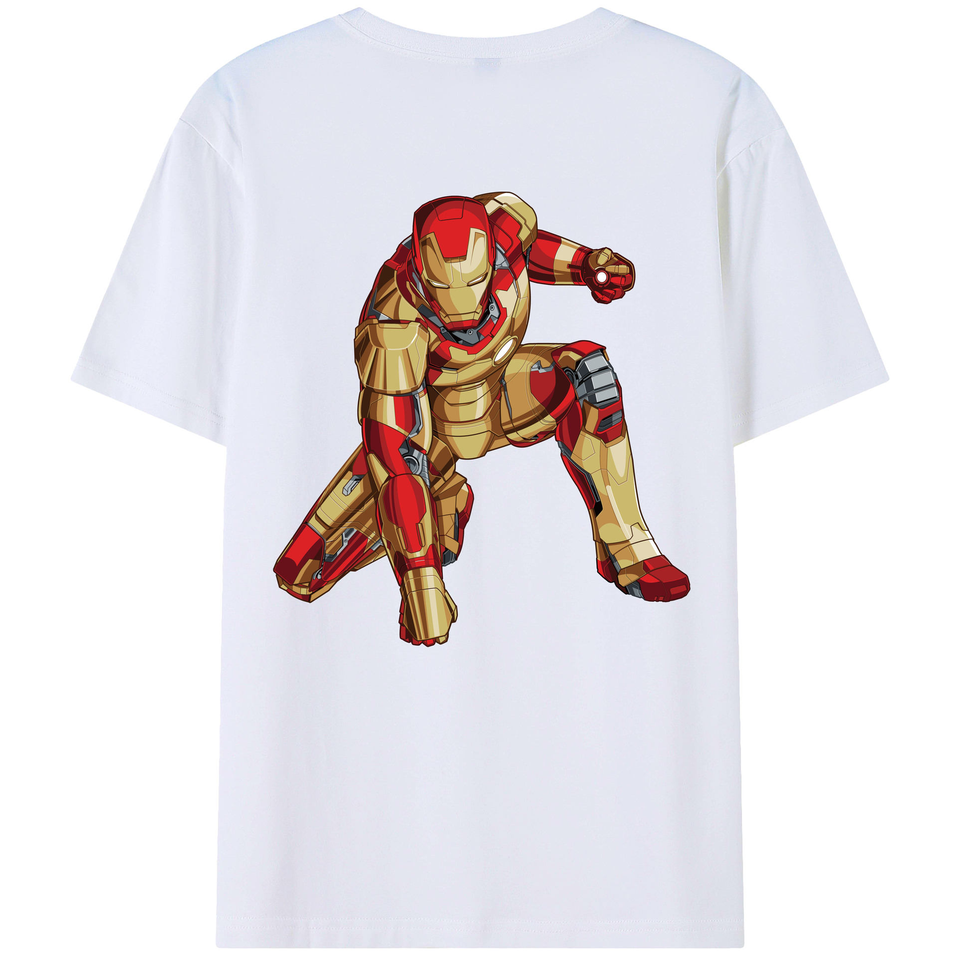 （画像用） アベンジャーズ The Avengers 綿100％半袖Tシャツ（背面プリント）