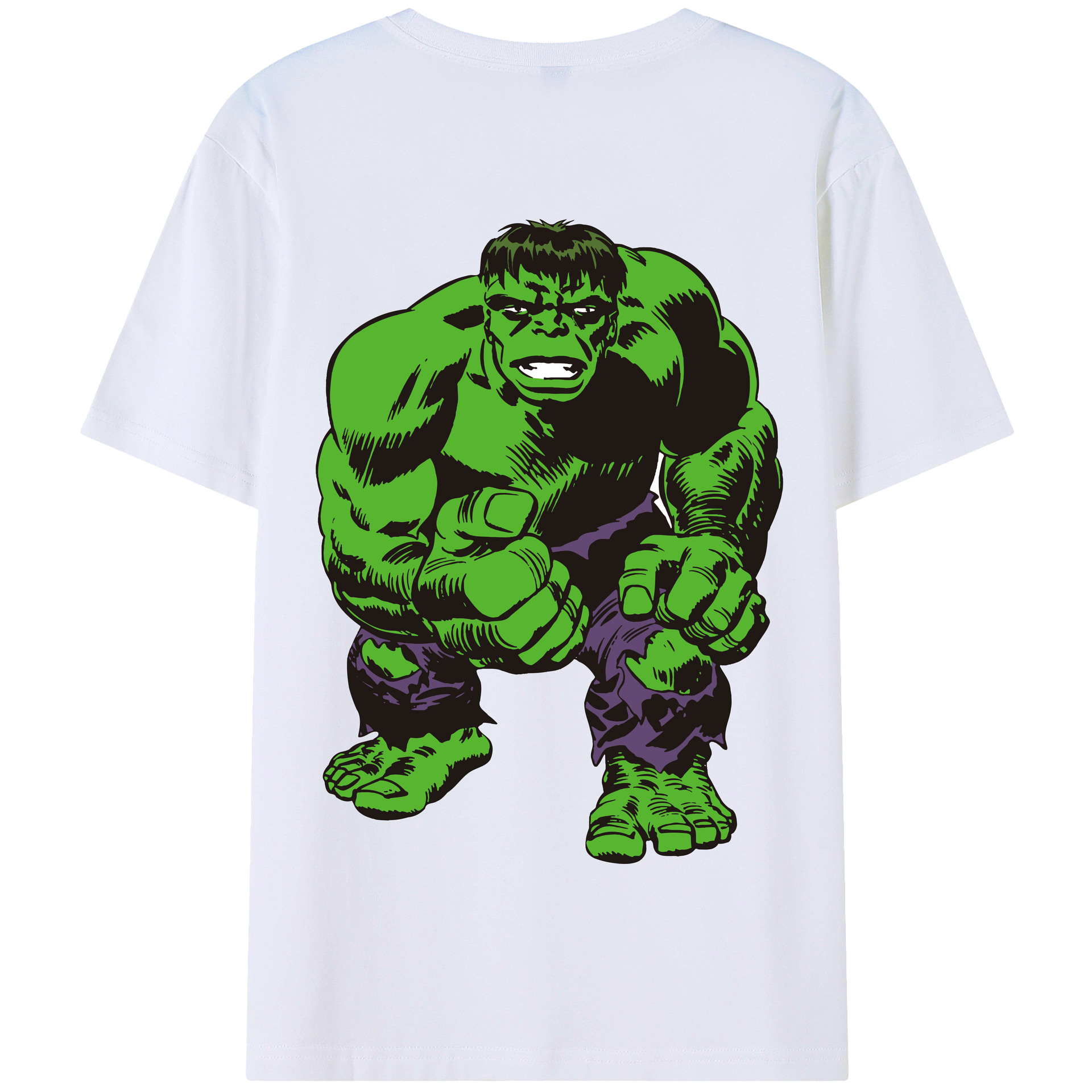 （画像用） アベンジャーズ The Avengers 綿100％半袖Tシャツ（背面プリント）