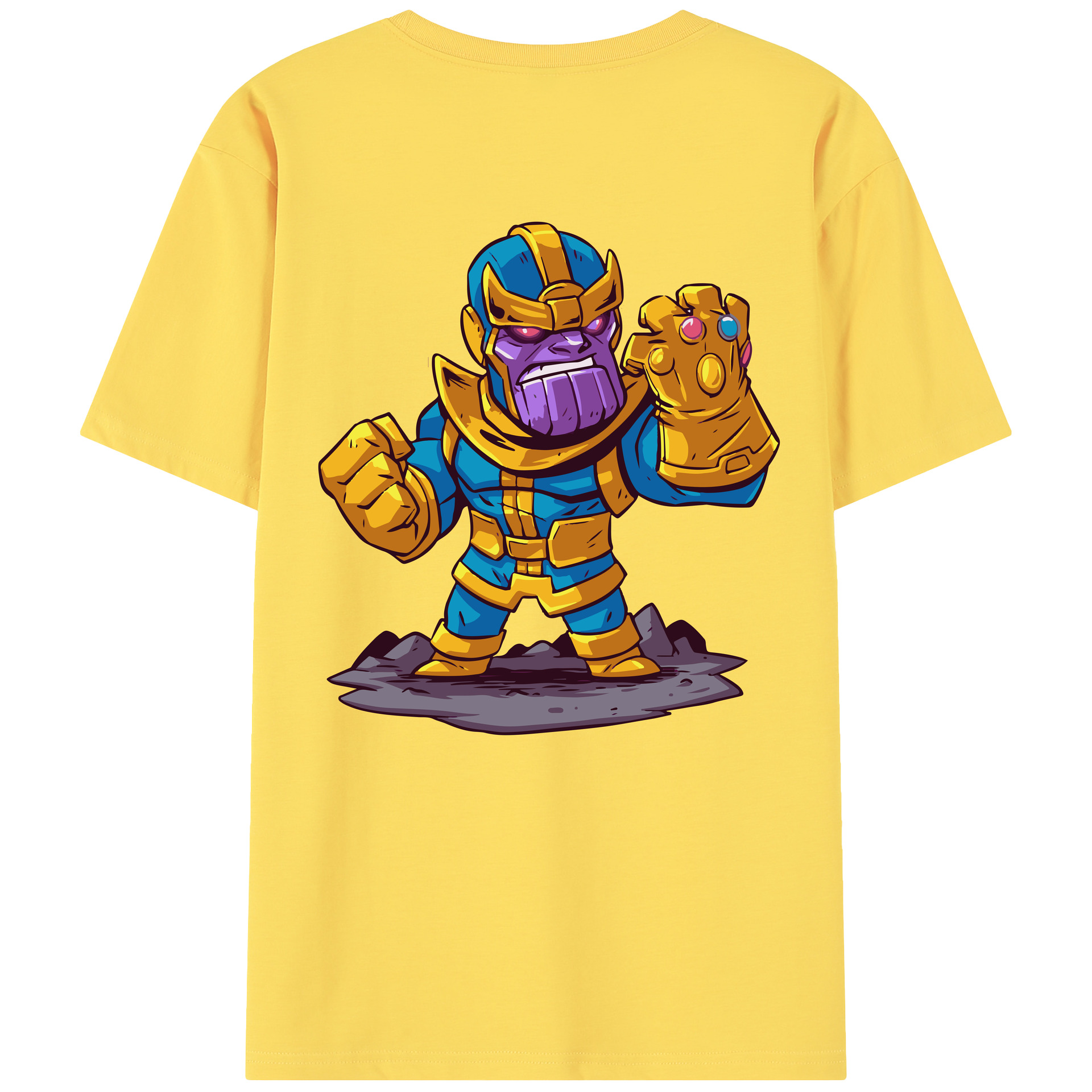（画像用） アベンジャーズ The Avengers 綿100％半袖Tシャツ（背面プリント）