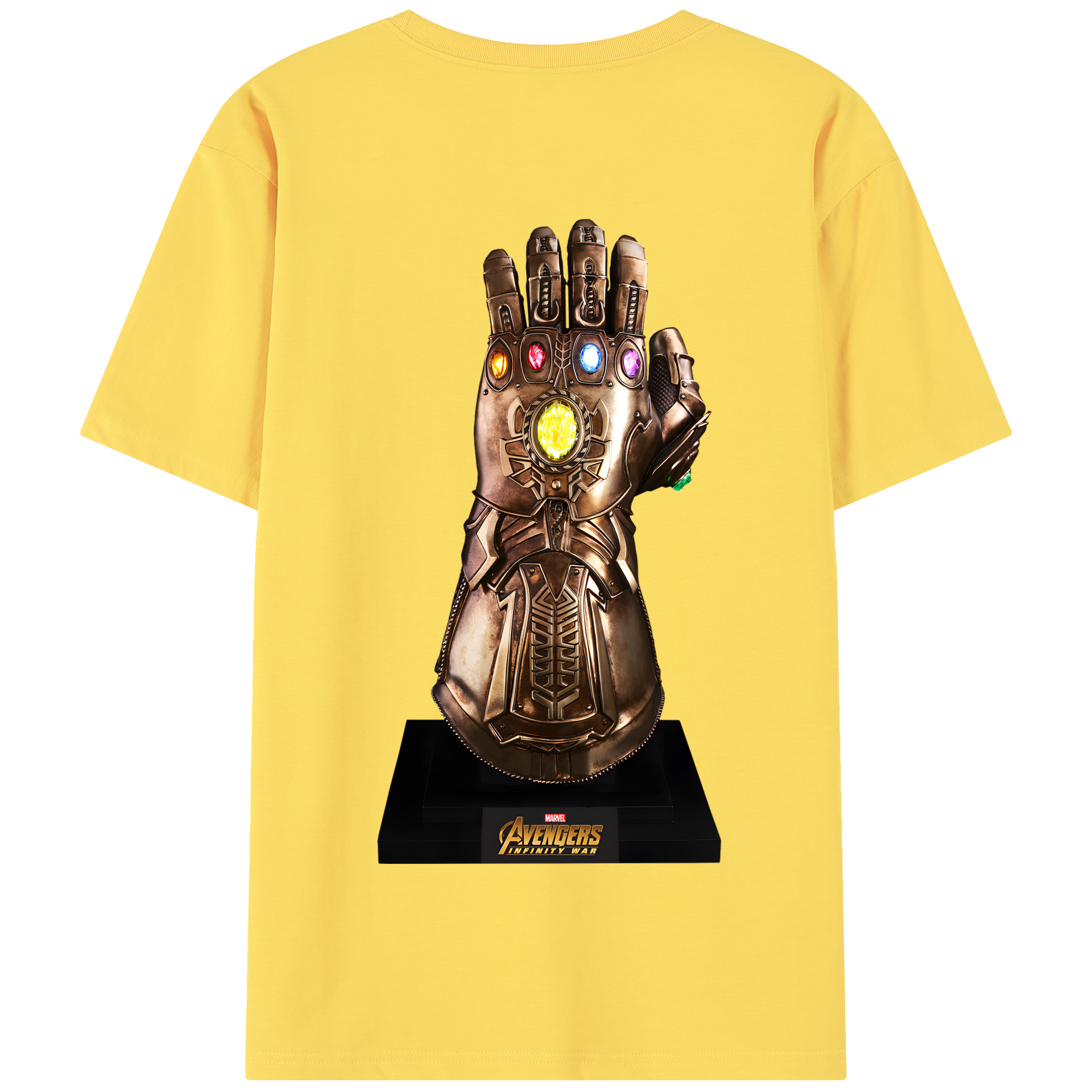 （画像用） アベンジャーズ The Avengers 綿100％半袖Tシャツ（背面プリント）