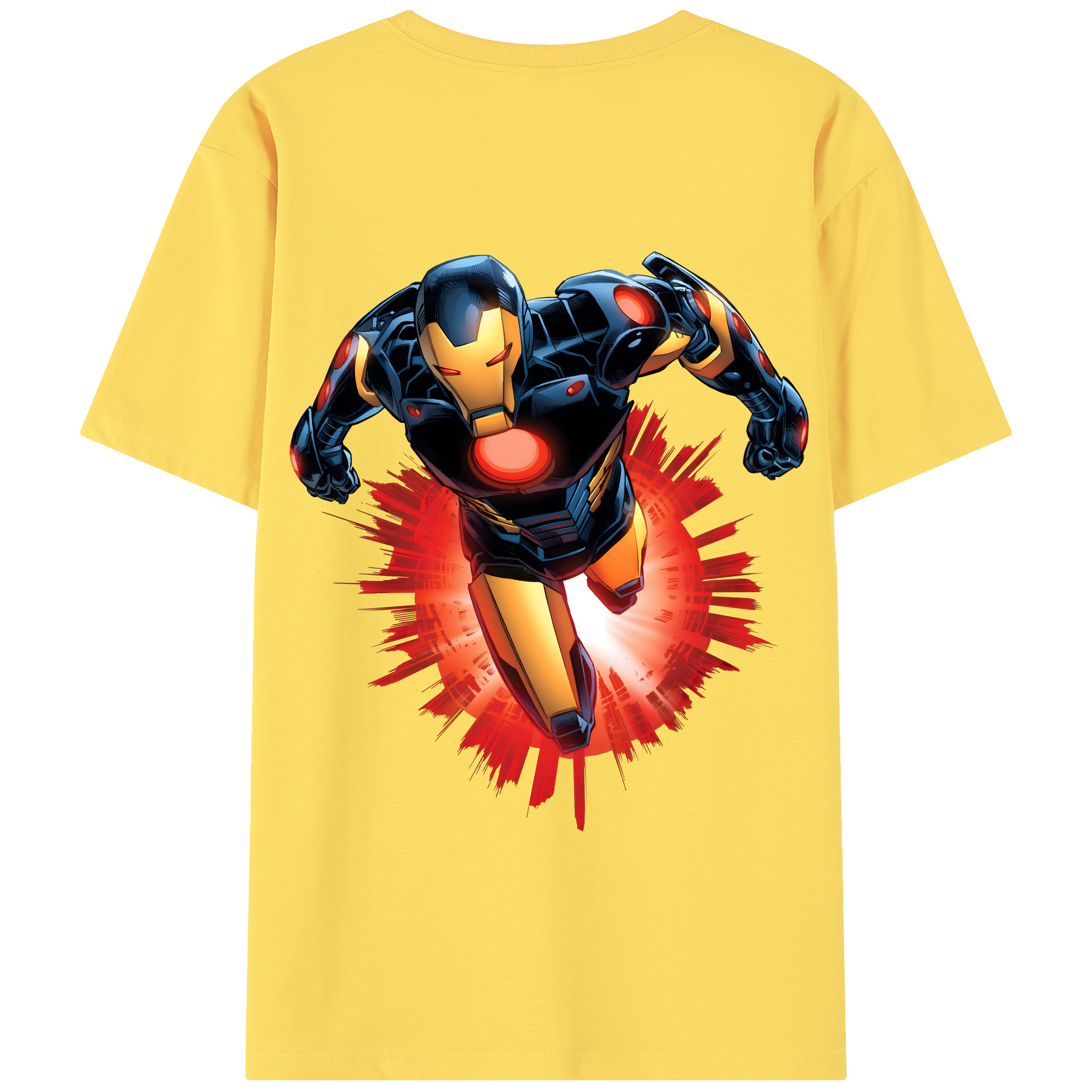 （画像用） アベンジャーズ The Avengers 綿100％半袖Tシャツ（背面プリント）