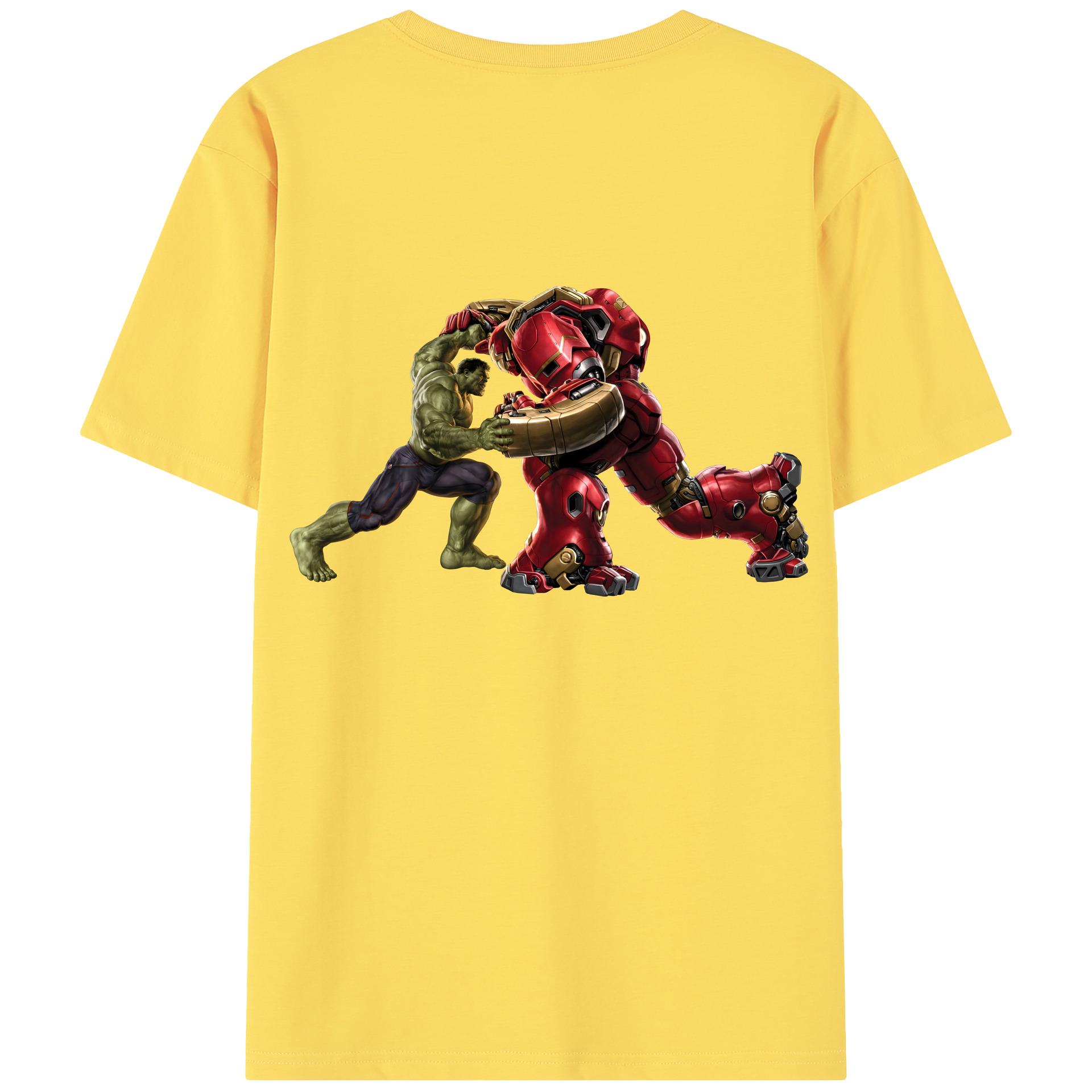 （画像用） アベンジャーズ The Avengers 綿100％半袖Tシャツ（背面プリント）