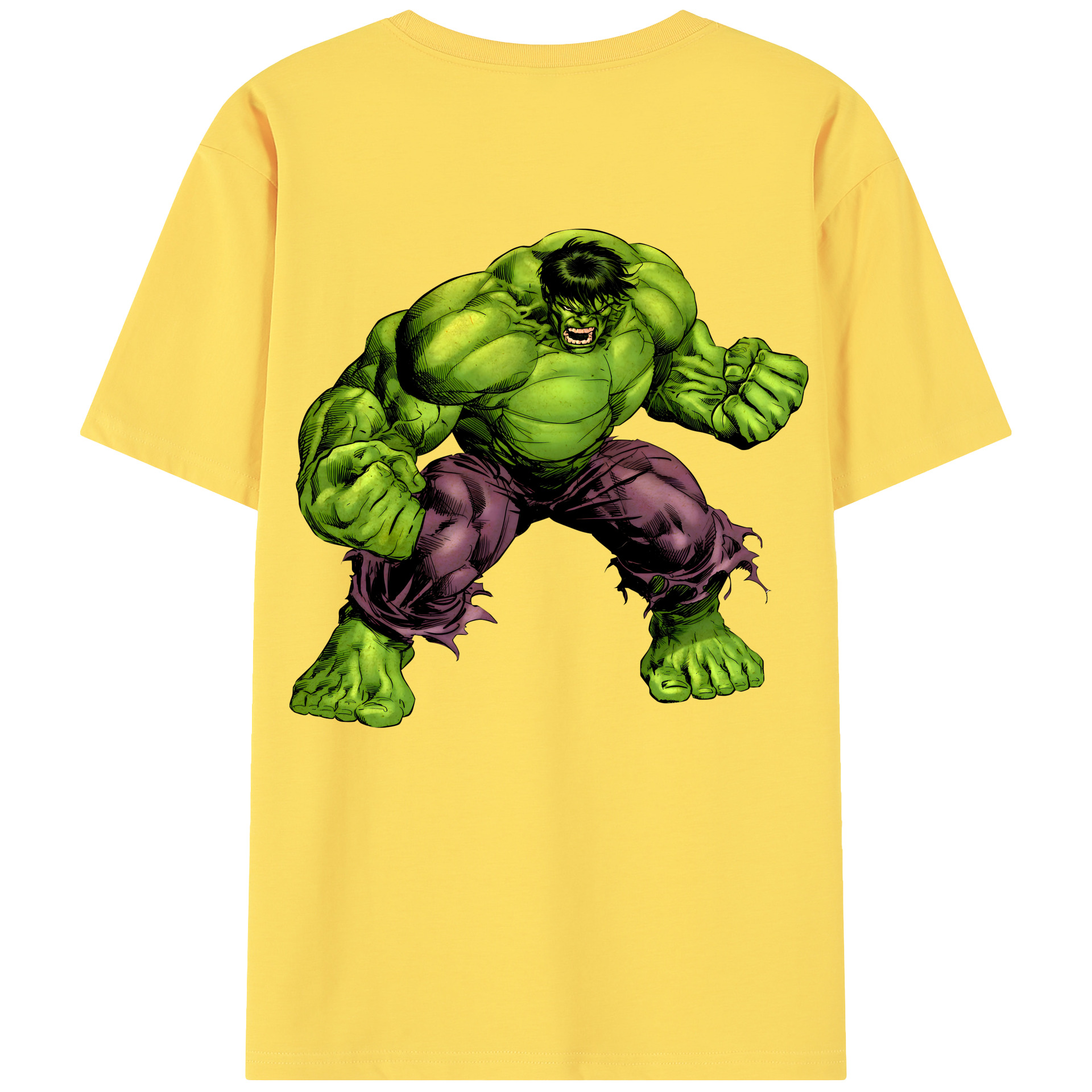 （画像用） アベンジャーズ The Avengers 綿100％半袖Tシャツ（背面プリント）