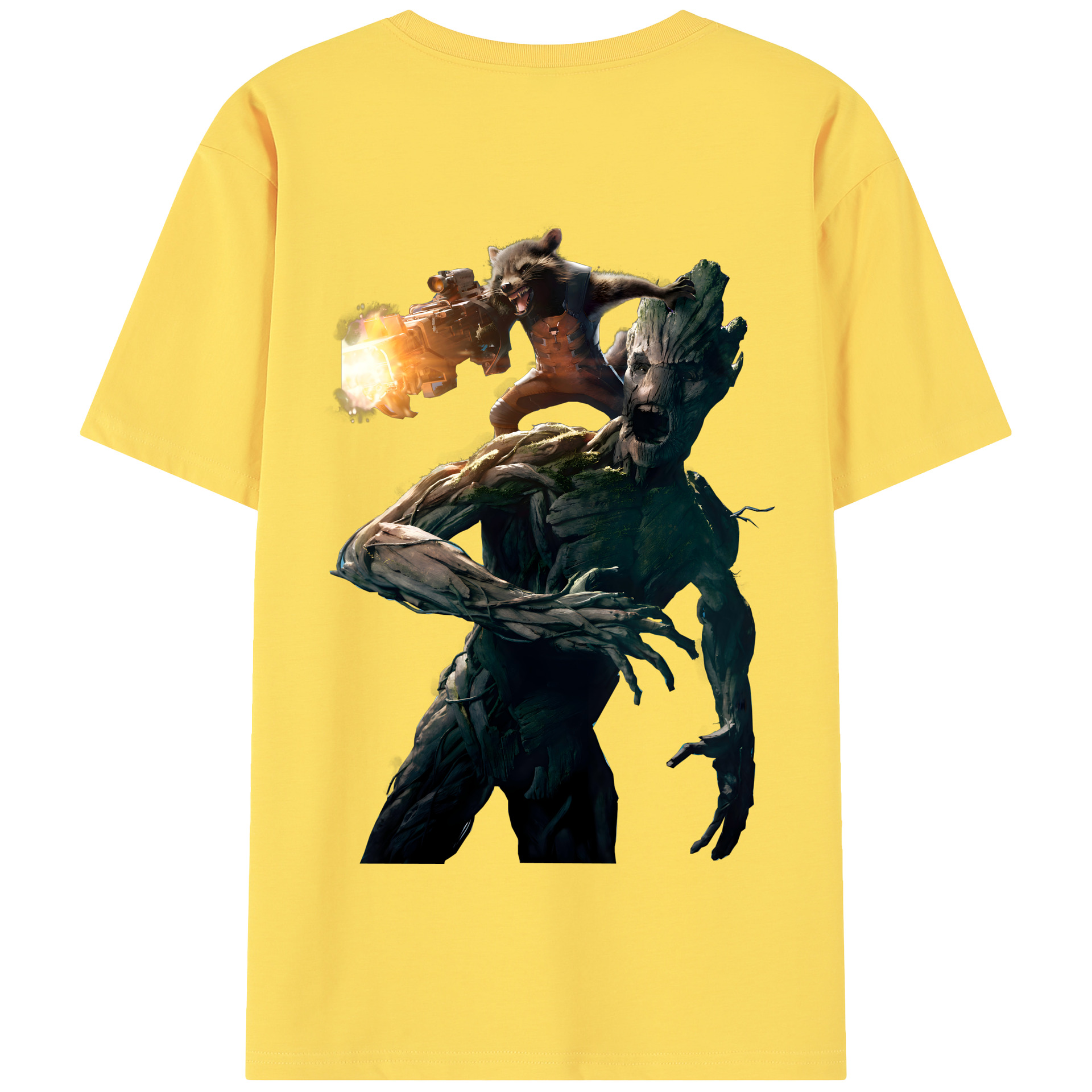 （画像用） アベンジャーズ The Avengers 綿100％半袖Tシャツ（背面プリント）