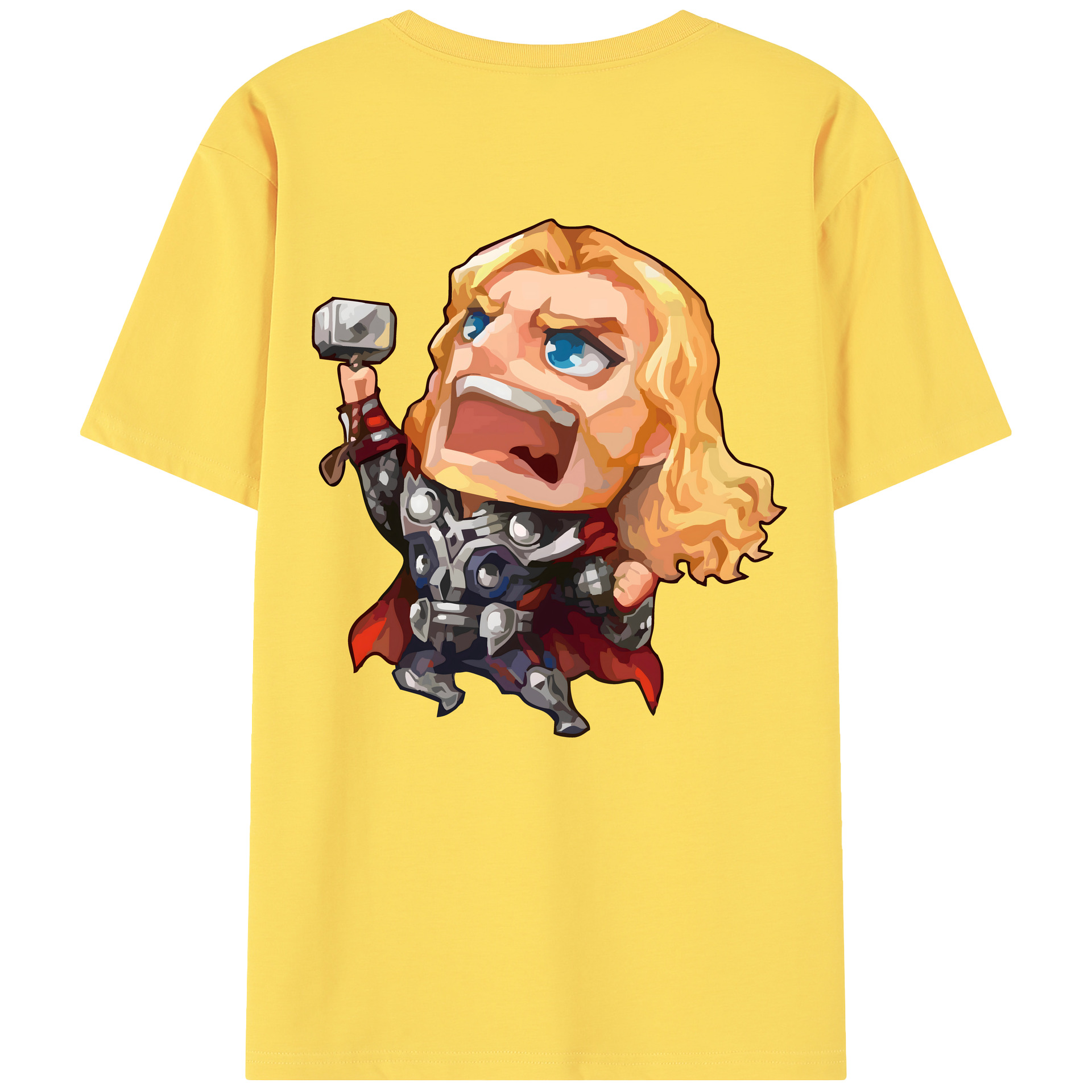 （画像用） アベンジャーズ The Avengers 綿100％半袖Tシャツ（背面プリント）