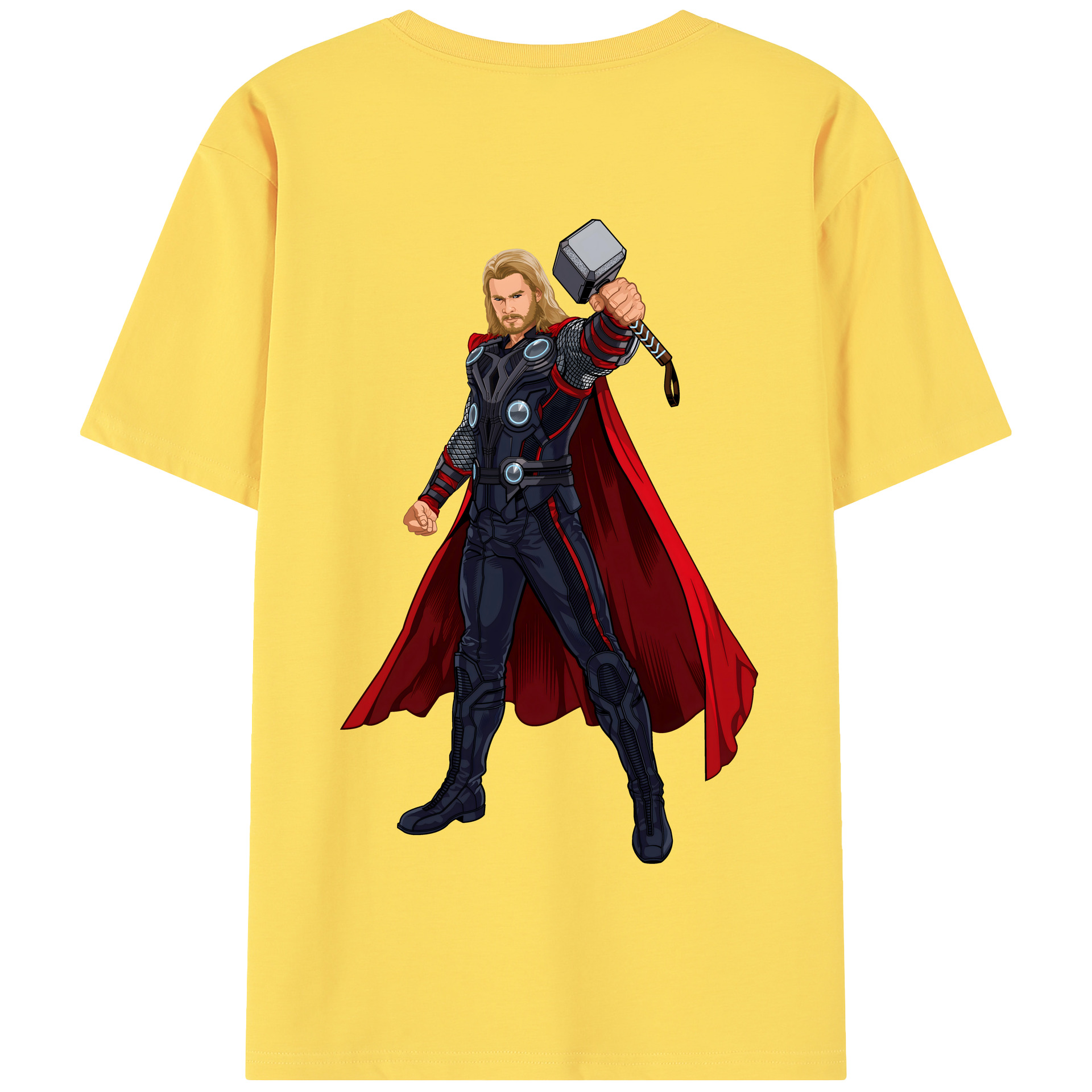 （画像用） アベンジャーズ The Avengers 綿100％半袖Tシャツ（背面プリント）