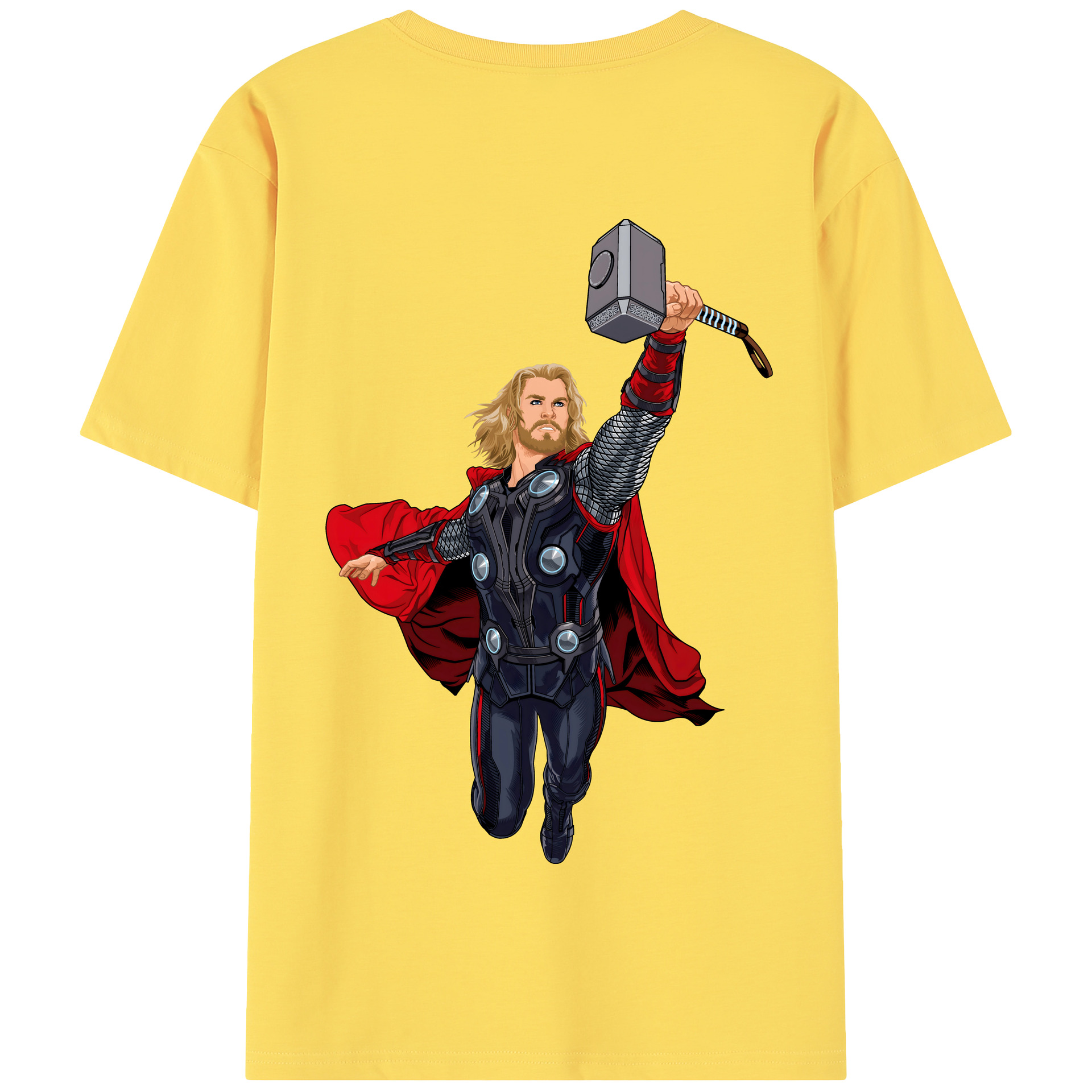 （画像用） アベンジャーズ The Avengers 綿100％半袖Tシャツ（背面プリント）