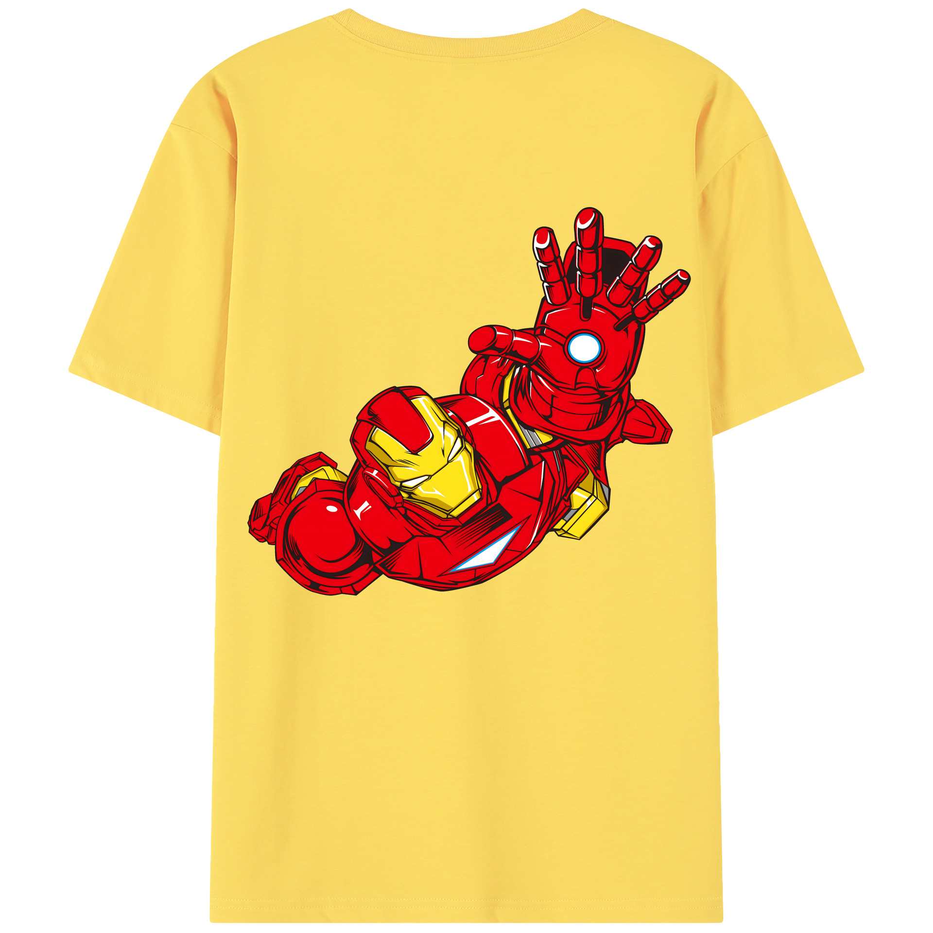 （画像用） アベンジャーズ The Avengers 綿100％半袖Tシャツ（背面プリント）