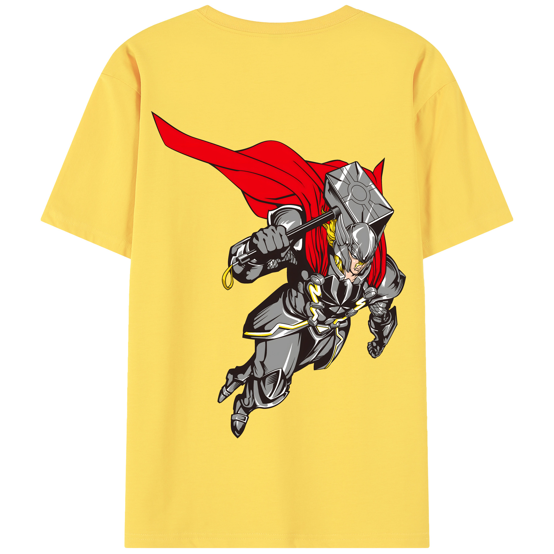 （画像用） アベンジャーズ The Avengers 綿100％半袖Tシャツ（背面プリント）