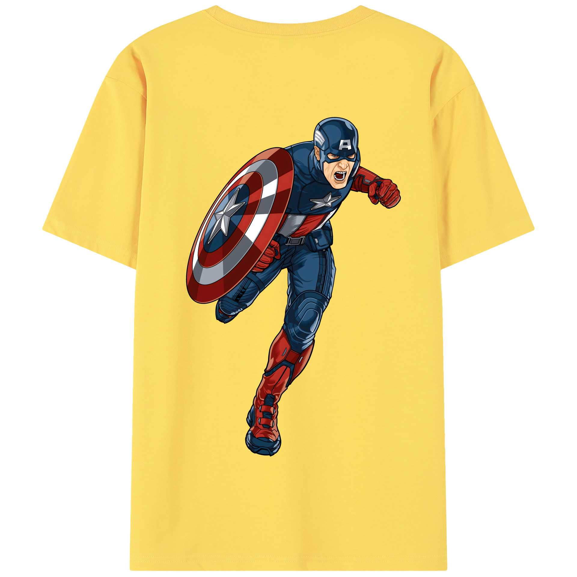 （画像用） アベンジャーズ The Avengers 綿100％半袖Tシャツ（背面プリント）